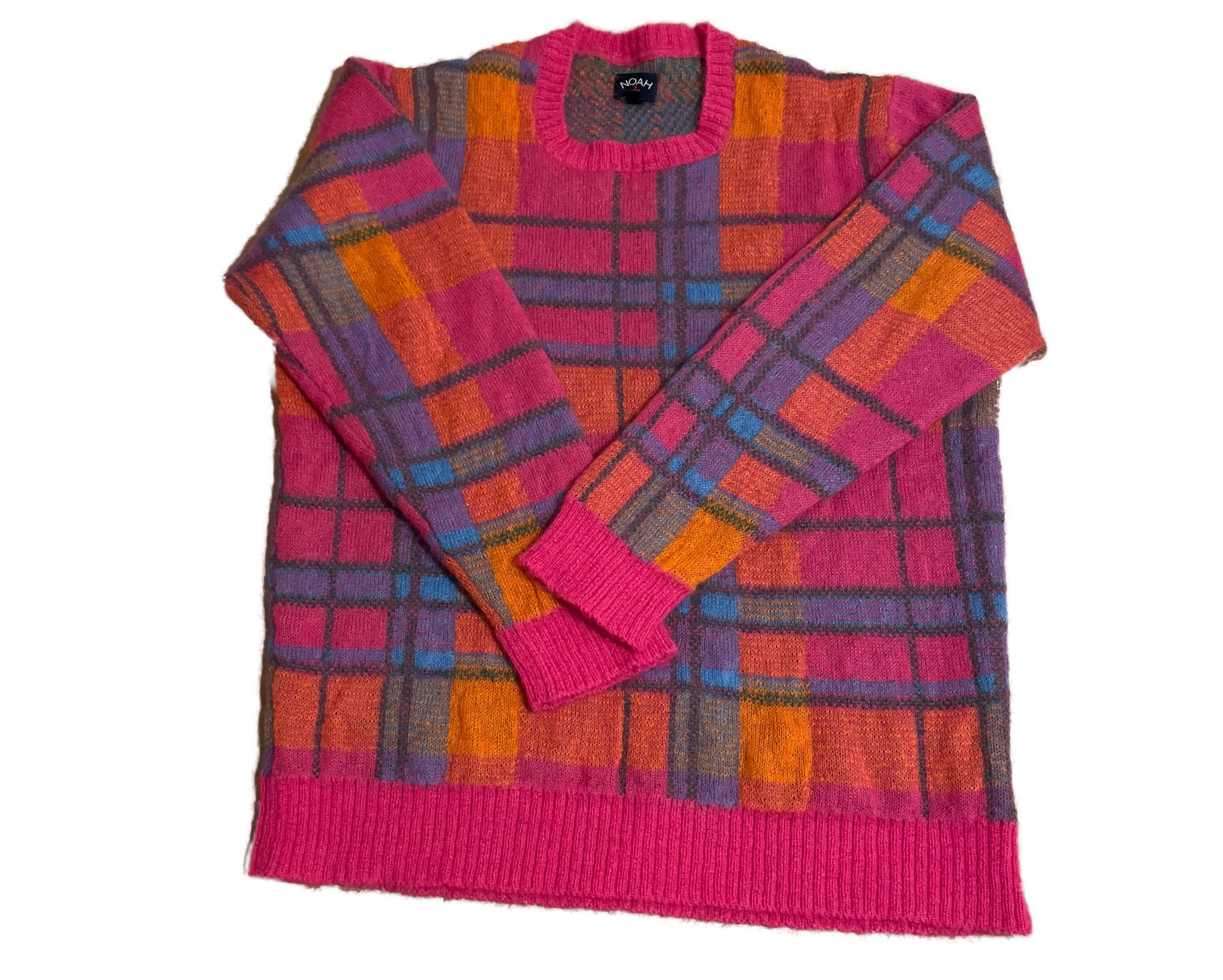 image of Noah Madras Knit Sweater, Men's (Size XL)