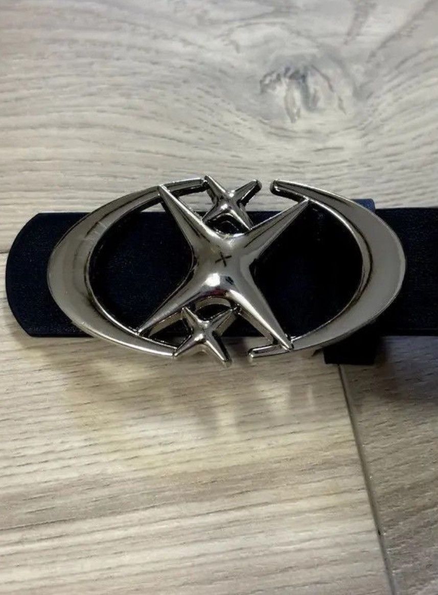 Japanese Brand × Vitaly Design Black Triple Star Belt Size 30 - 3 Thumbnail