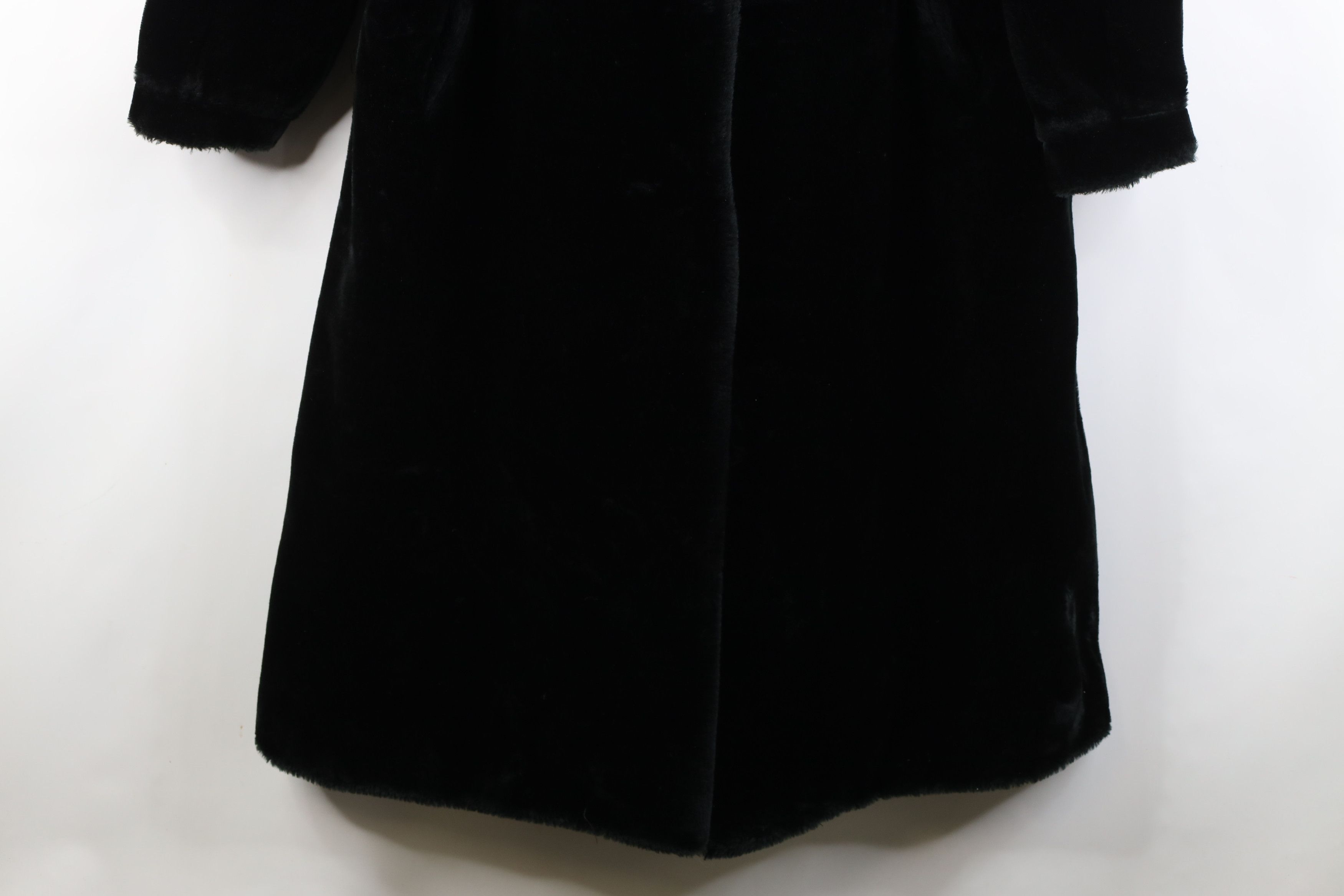 Vintage Vintage 80s 90s Streetwear Faux Fur Jacket Coat Black USA Size XL / US 12-14 / IT 48-50 - 3 Thumbnail