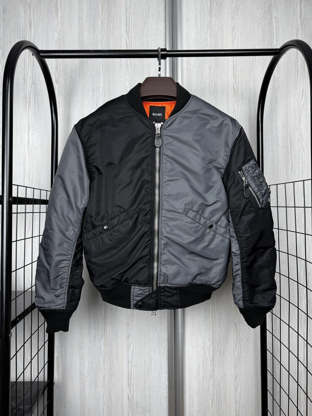 Beams Japan Beams Double-Colour MA-1 Crazy Flight Bomber Jacket size S Size US S / EU 44-46 / 1 - 1 Thumbnail