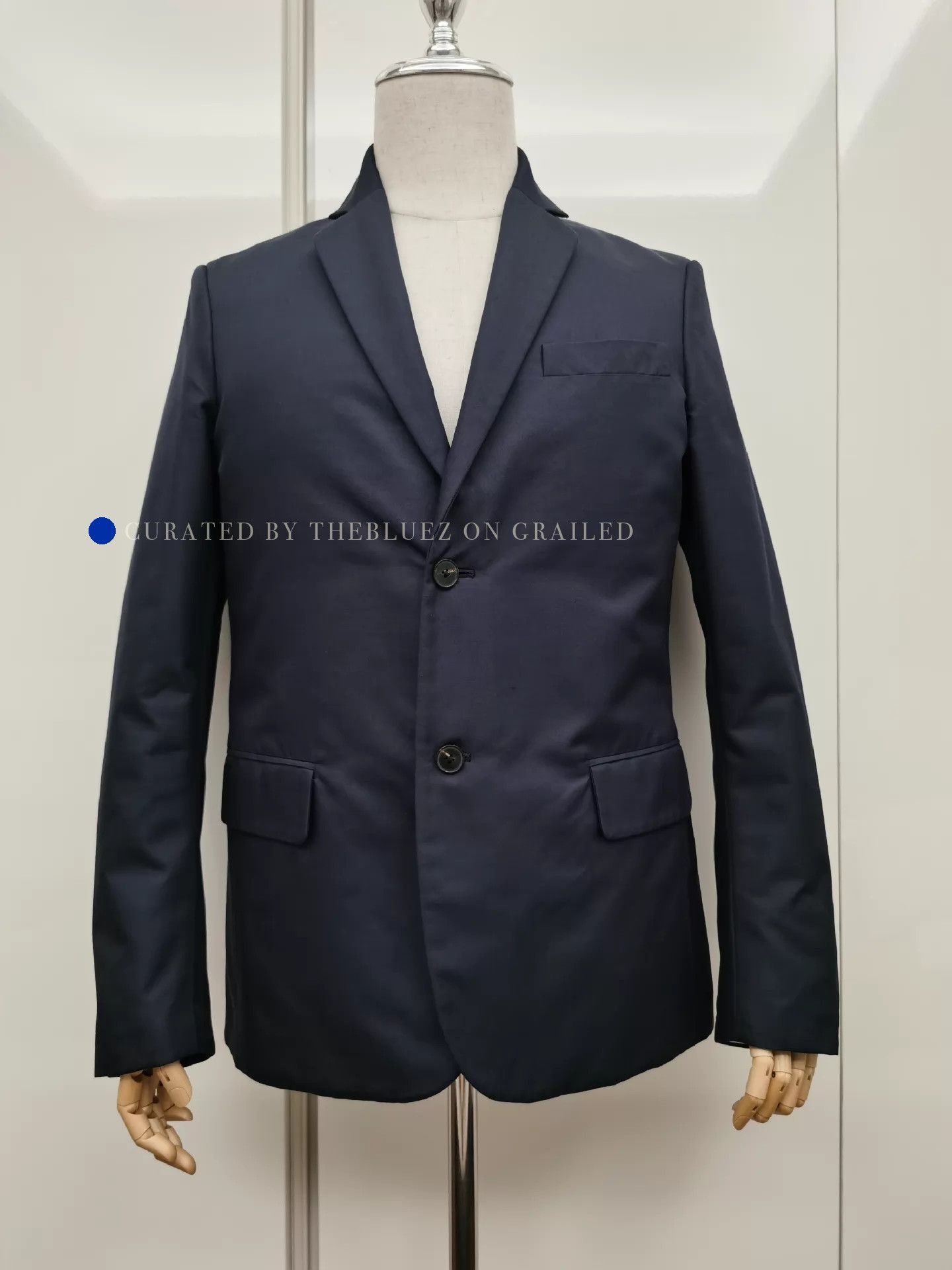 Valentino Stylish Blue Down Blazer Size US M / EU 48-50 / 2 - 1 Thumbnail
