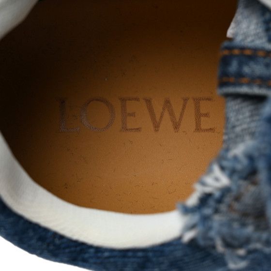 Loewe LOEWE Denim Low Top Sneakers Size US 12 / EU 45 - 6 Thumbnail