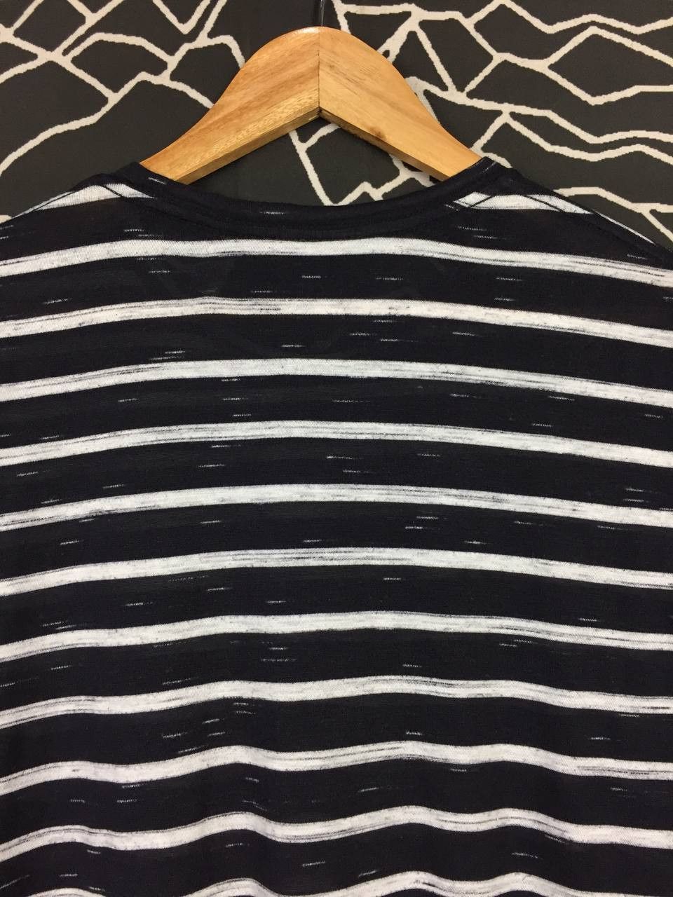 Allsaints ALLSAINTS Casual Striped Designer Tee Size US S / EU 44-46 / 1 - 7 Thumbnail