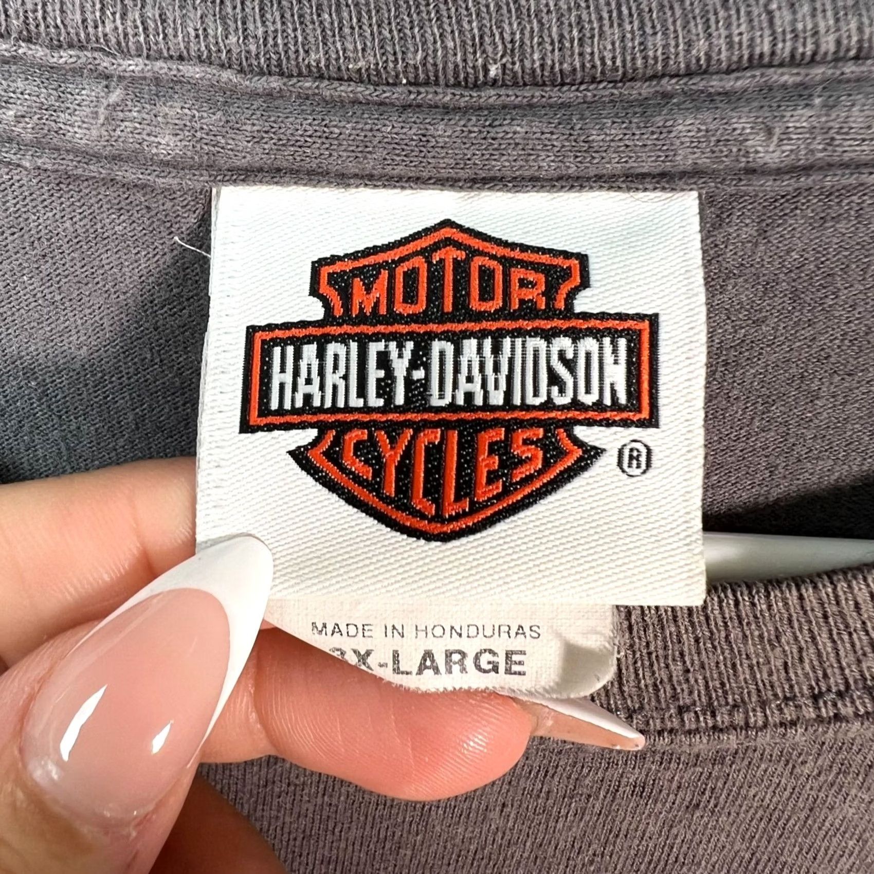 Harley Davidson Harley-Davidson Mens T-Shirt Route 66 Graphic 3XL Gray Faded Cotton Short Sleeve Crew Neck Shirt/Hoodie not applicable Size US XXL / EU 58 / 5 - 3 Thumbnail