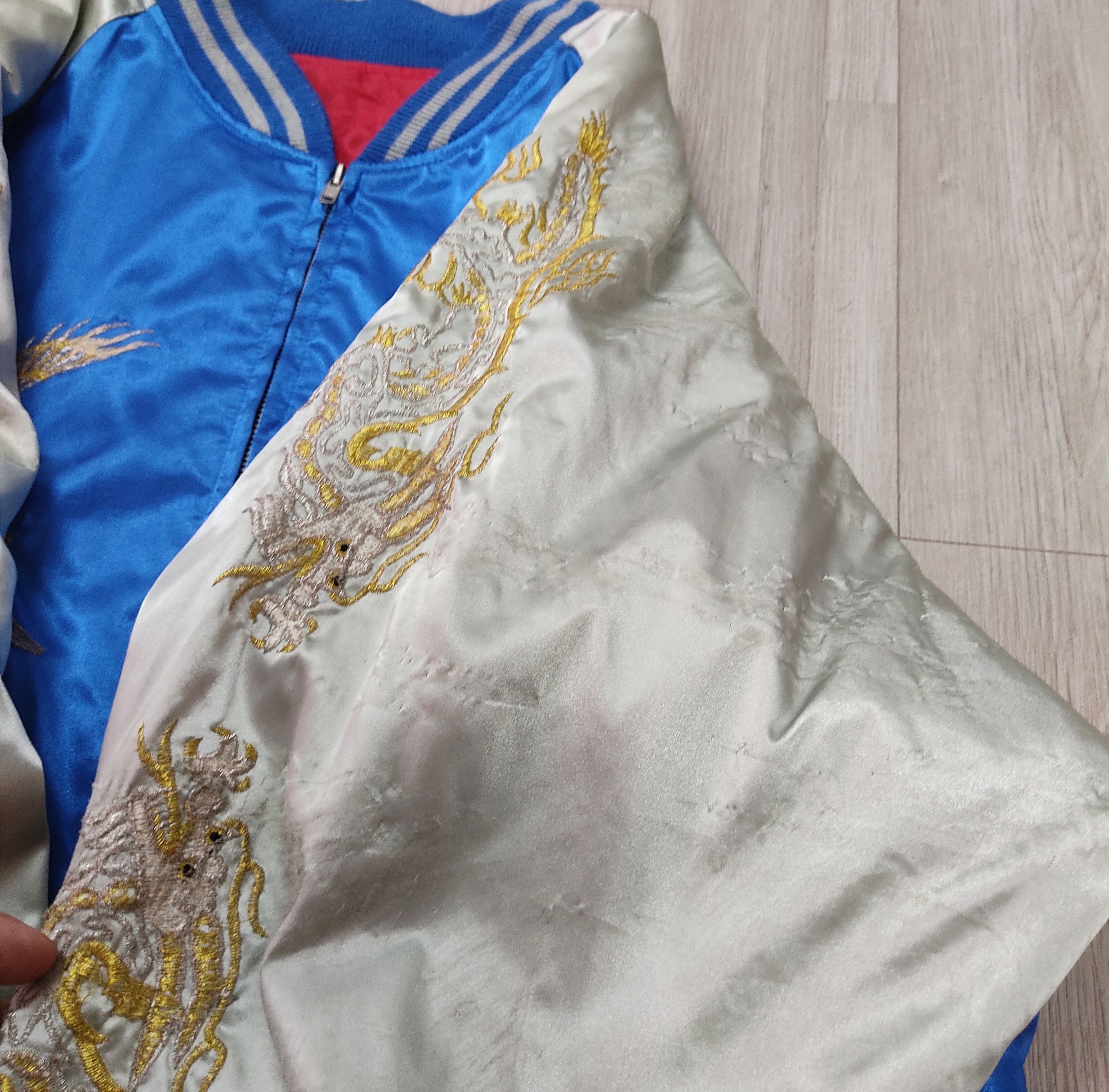 Hoshihime Vintage HOSHIHIME Embroidered Eagle Dragon Sukajan Jacket Size US XL / EU 56 / 4 - 9 Thumbnail