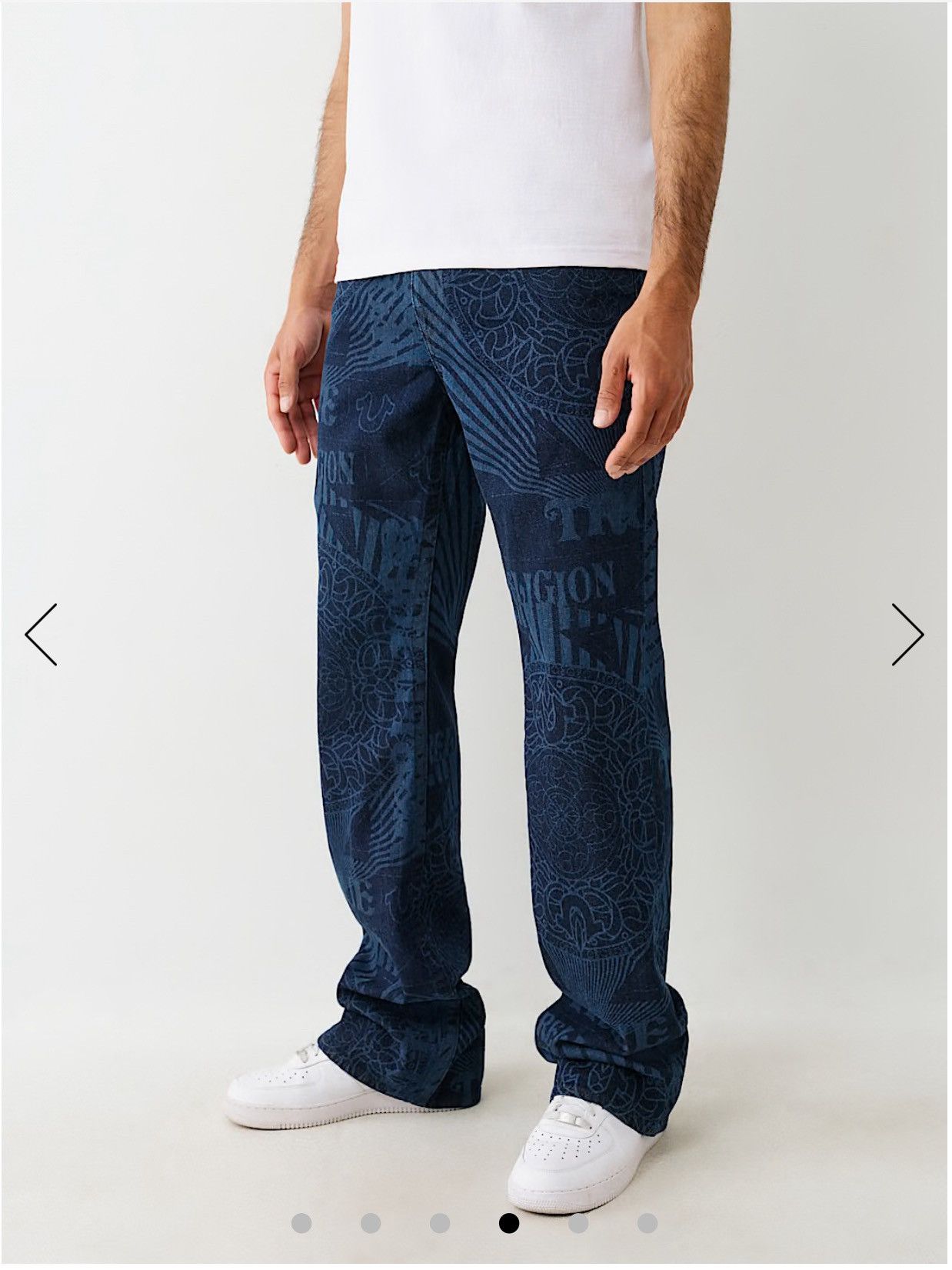 True Religion BILLY PRINTED STACKED BOOTCUT JEAN (sizes 29-36) Size US 30 / EU 46 - 3 Thumbnail