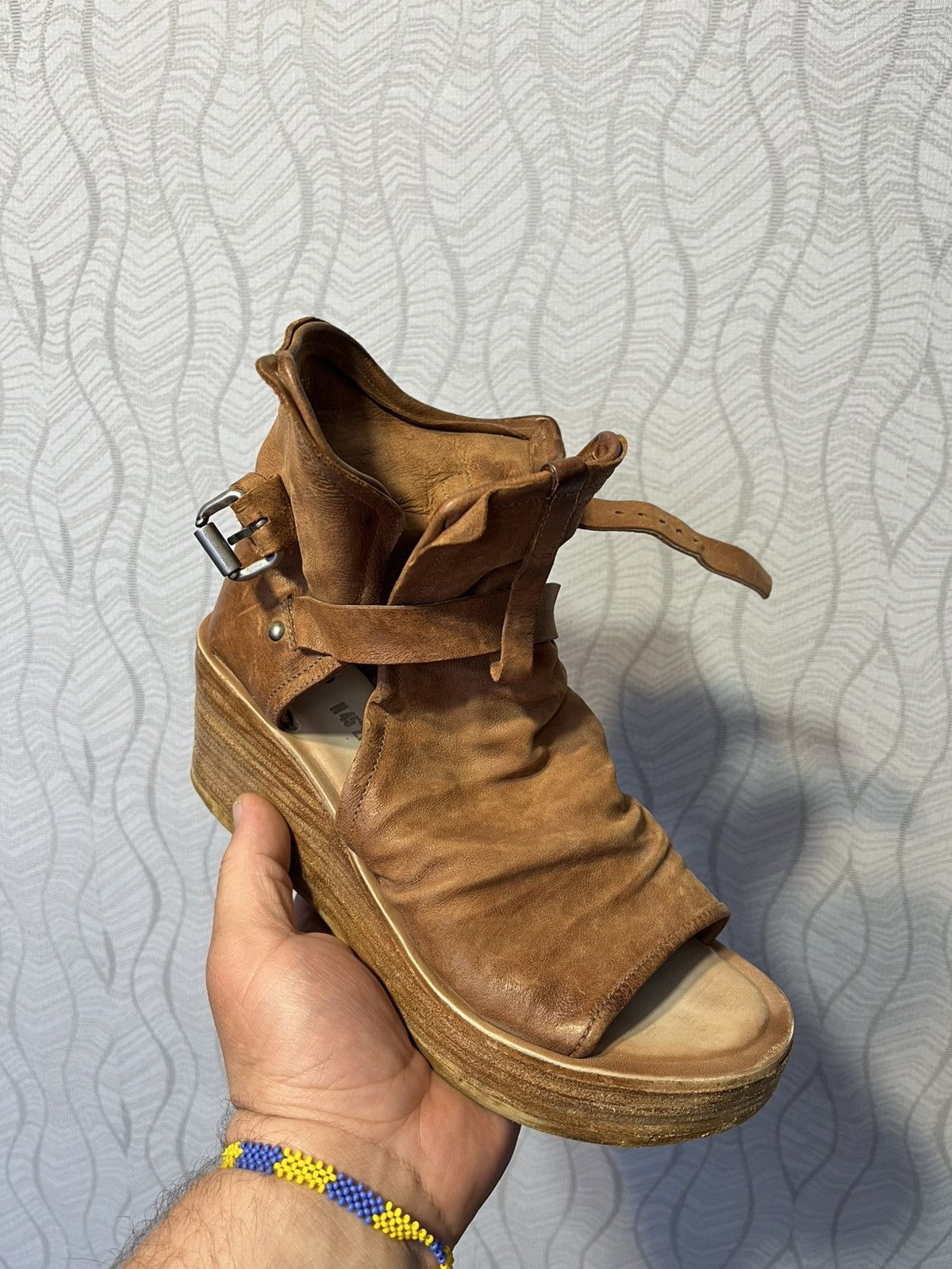 A.S.98 A.S. 98 Airstep Naya Women’s Leather Buckle Platform Sandals Size US 9 / IT 39 - 7 Thumbnail