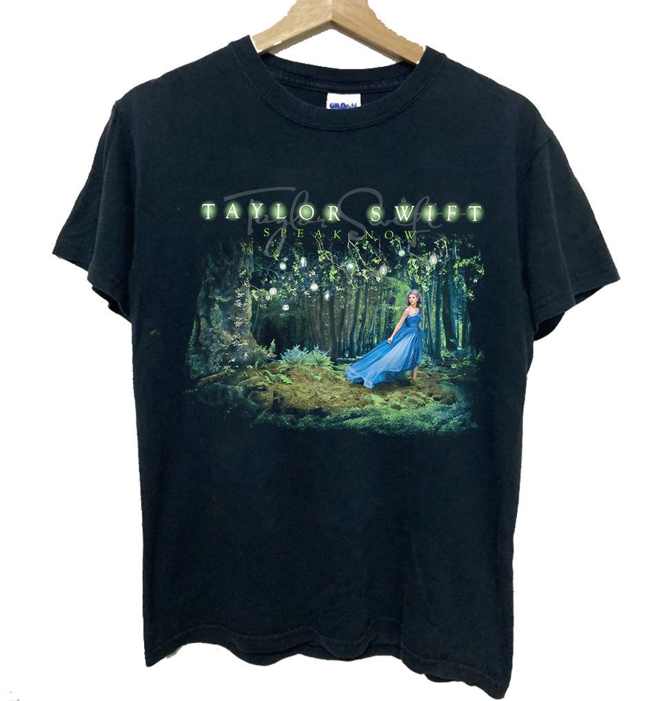 Vintage Vintage Style Taylor Swift Speak Now Album Tour T-Shirt Tee Size US M / EU 48-50 / 2 - 1 Thumbnail