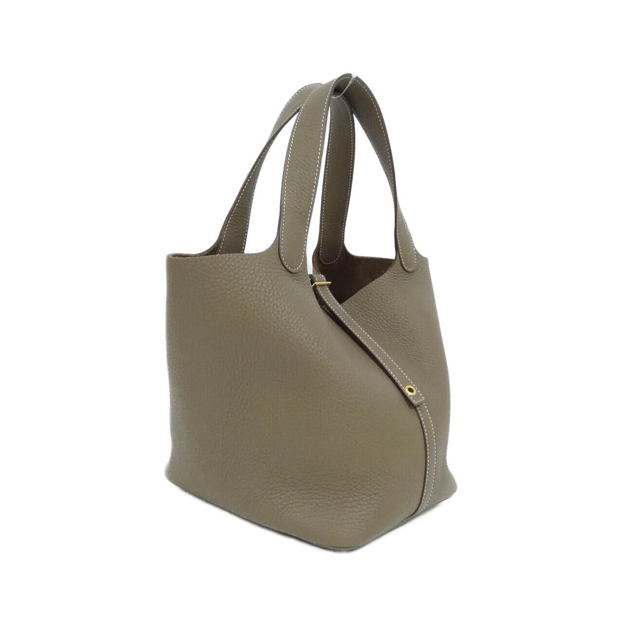 Hermes Hermes Hermès Picotin Lock MM Taurillon Clémence Bag Leather Handbag Stamp W DUTY FREE for USA Size ONE SIZE - 1 Thumbnail