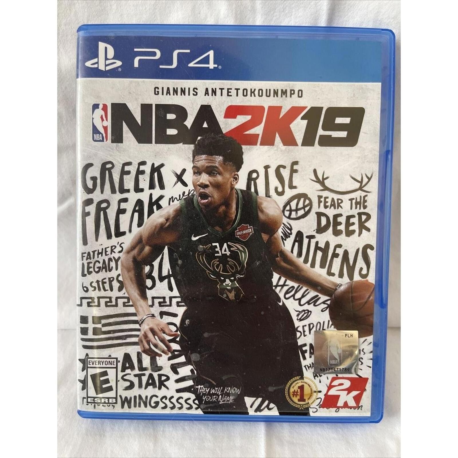 Designer NBA 2K19 for PS4 - Giannis Antetokounmpo Cover Size ONE SIZE - 1 Thumbnail