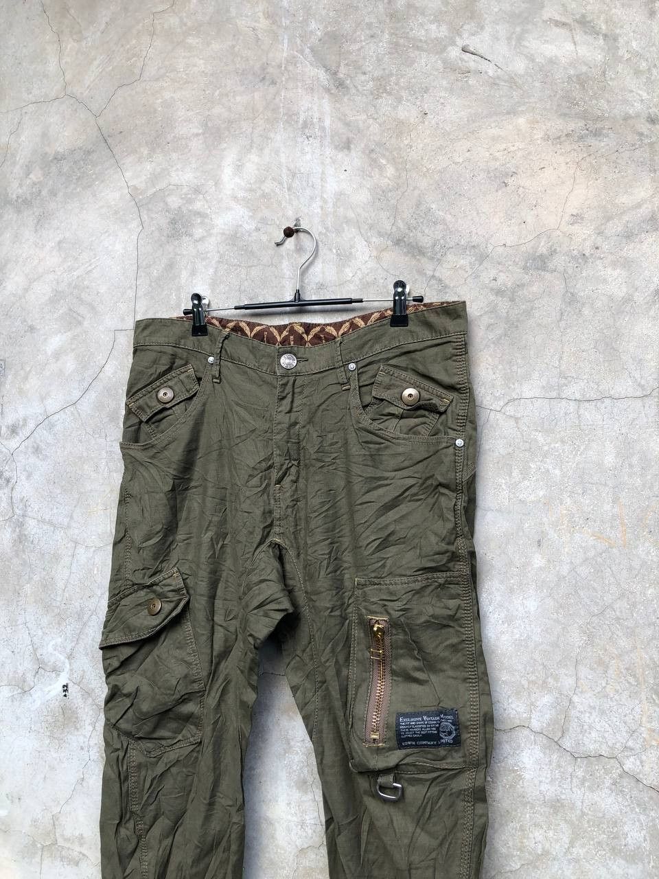 Edwin × Vintage Edwin Curve Cargo Buckle Back Pants Size US 34 / EU 50 - 3 Thumbnail
