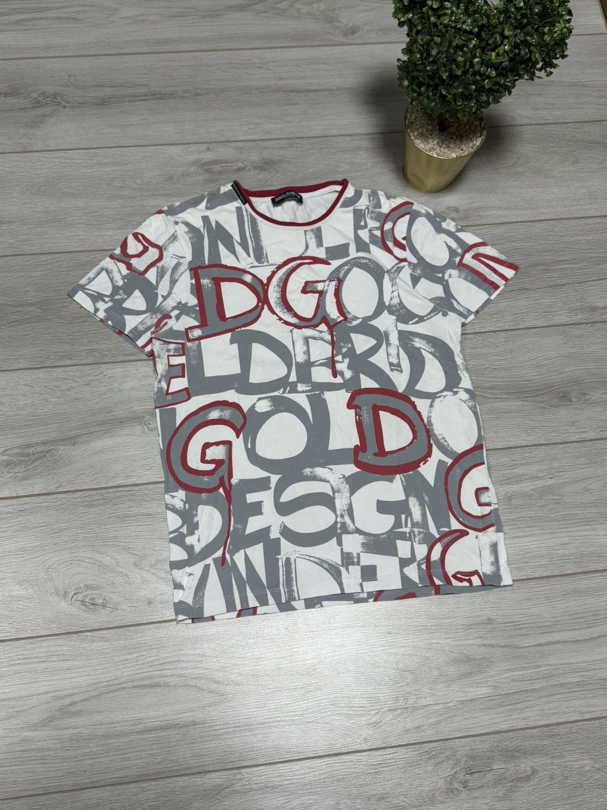 Dolce & Gabbana Dolce Gabbana monogram all over DG tee shirt Size US M / EU 48-50 / 2 - 1 Thumbnail