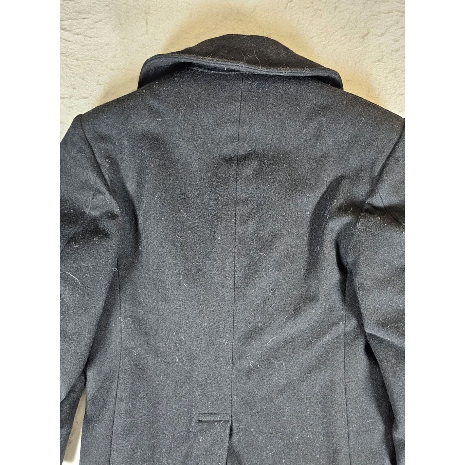 Vintage VINTAGE DSCP Quarterdeck Collection Classic US Navy Wool PeaCoat Mens 36S Black Size US XXS / EU 40 - 7 Thumbnail