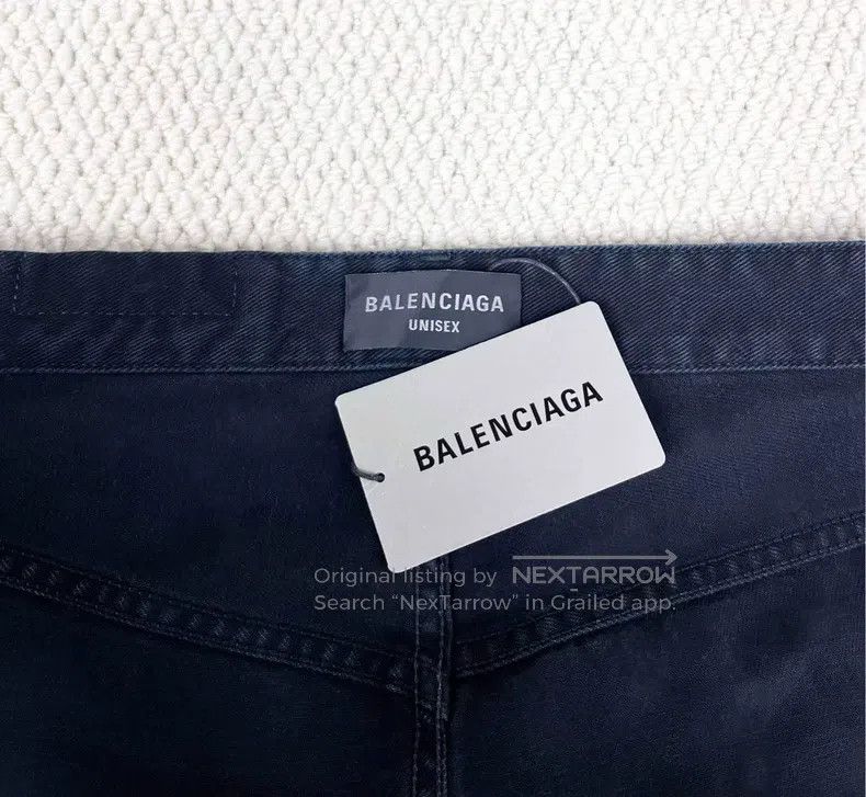 Balenciaga Balenciaga size XXS Distressed black denim long pants with Size US 30 / EU 46 - 3 Thumbnail