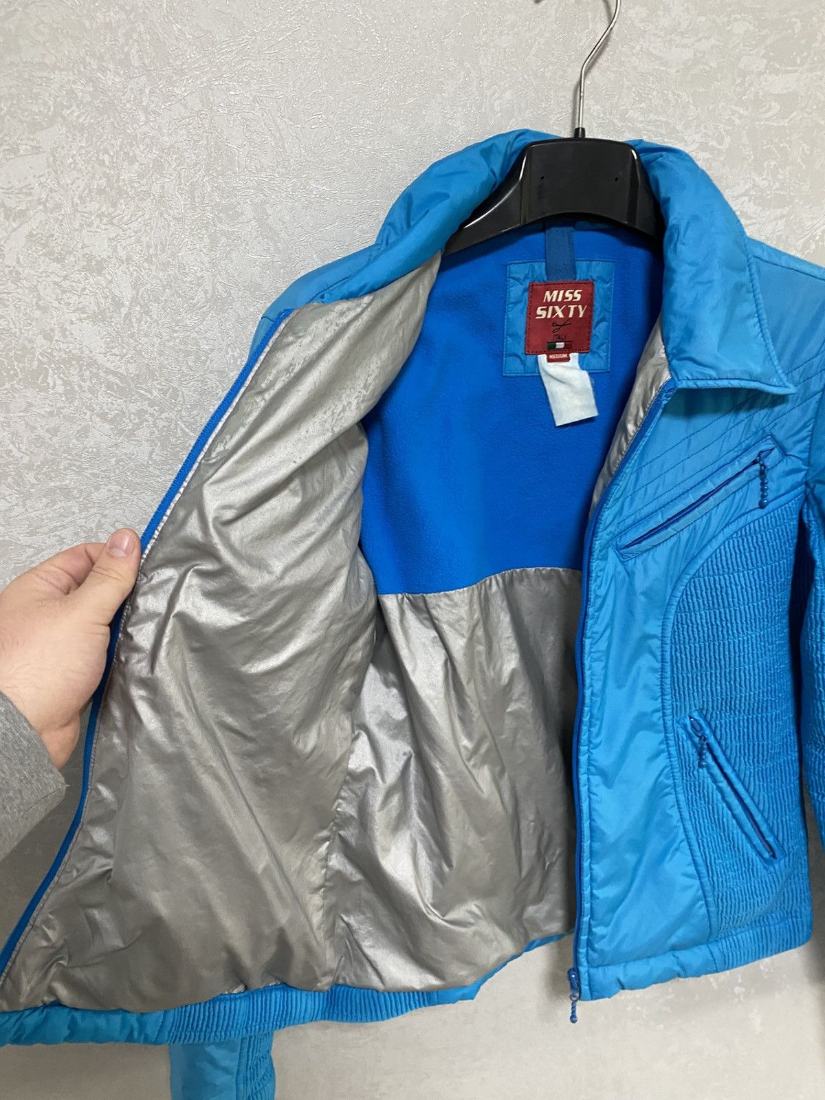 Miss Sixty RARE 90’s MISS SIXTY MADE IN ITALY BLUE AVANTGARDE JACKET Size M / US 6-8 / IT 42-44 - 13 Thumbnail