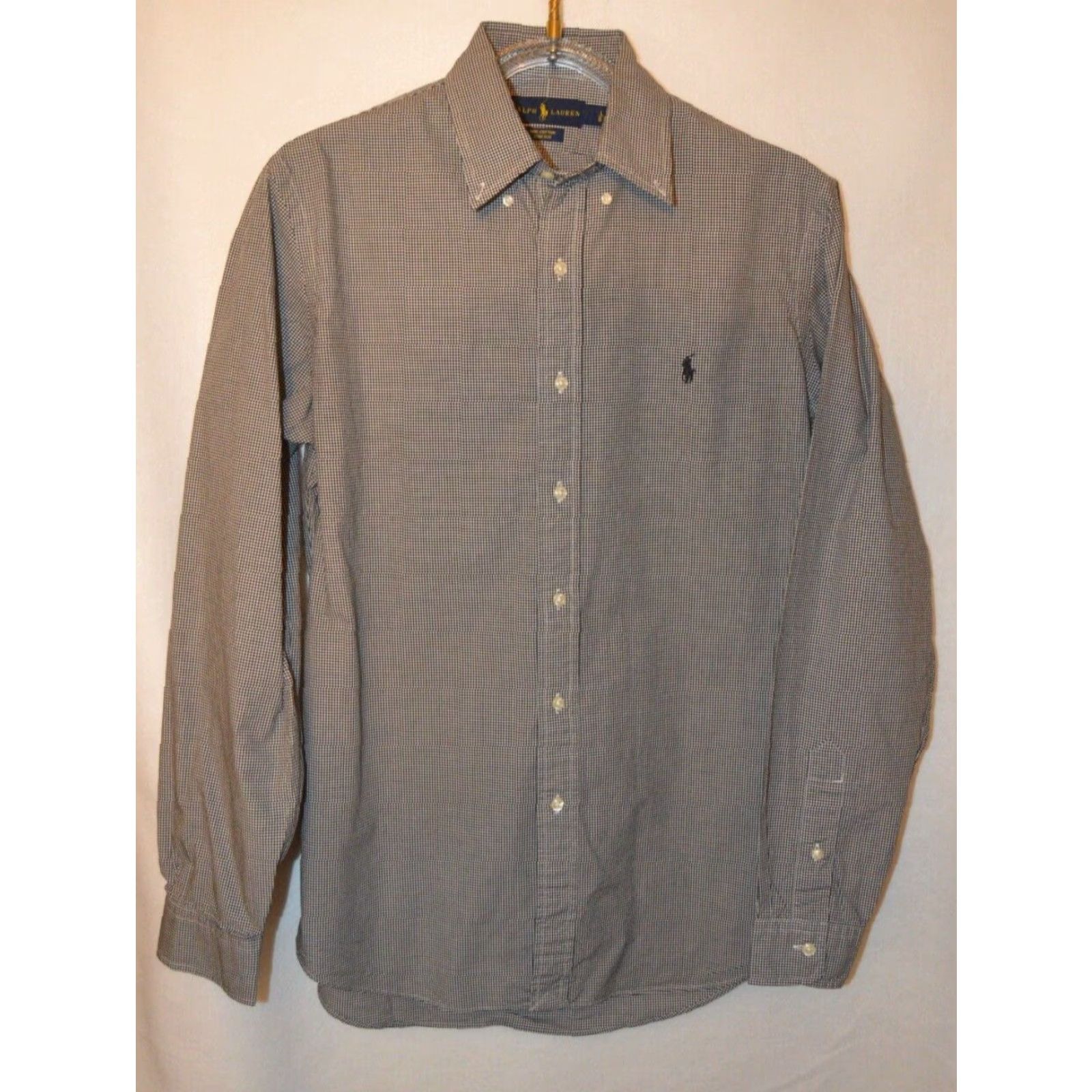 Polo Ralph Lauren Polo Ralph Lauren Shirt M L/S Button-Down Stretch Cotton Black White Check Embroidered Pony Mens Shirt - L Multicolor Colorful 90s? Size US L / EU 52-54 / 3 - 2 Thumbnail