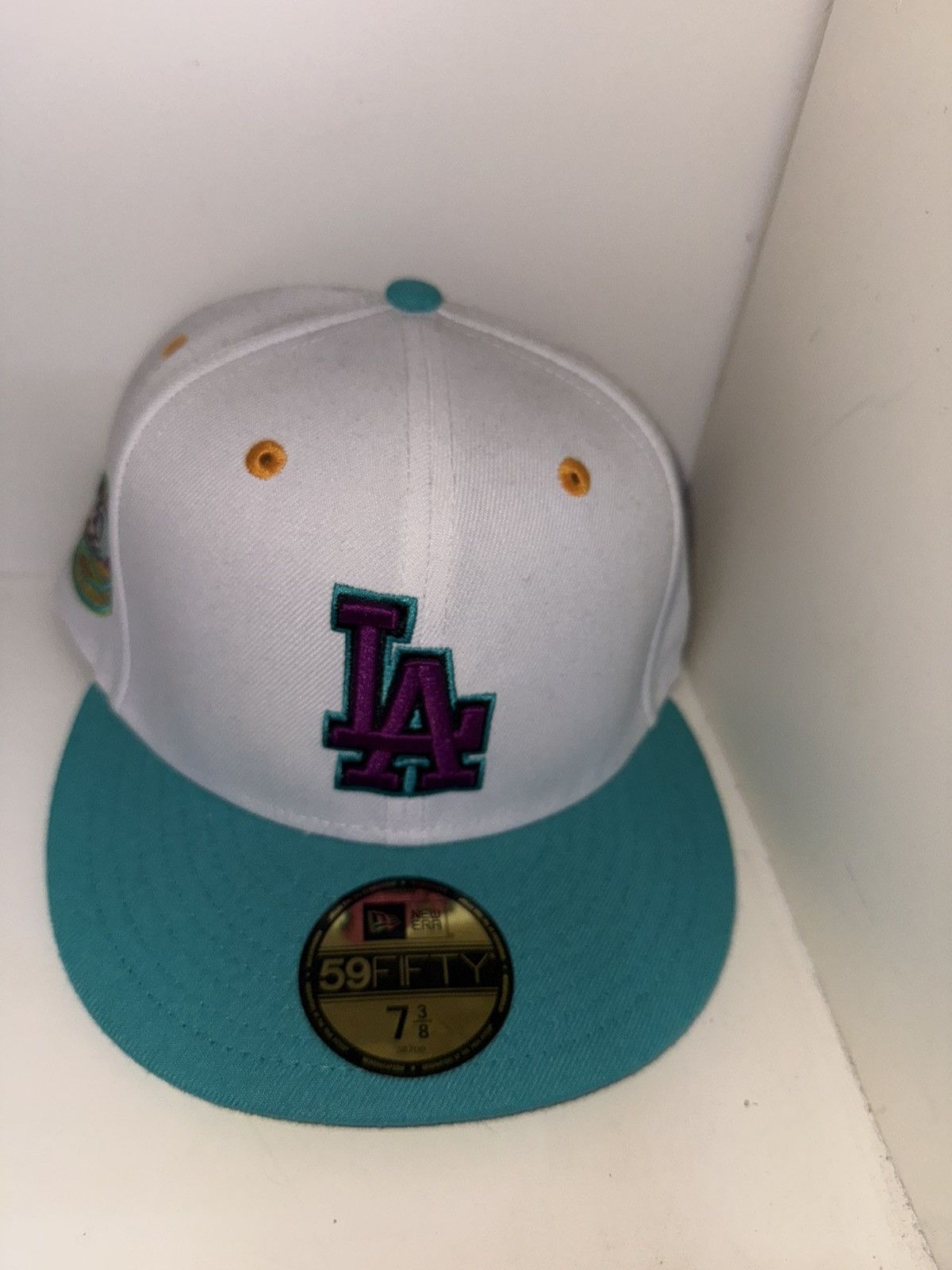 New Era LA Dodgers 50th Anniversary FITTED (Dogtown) 7 3/8 Hat Club Size ONE SIZE - 3 Thumbnail
