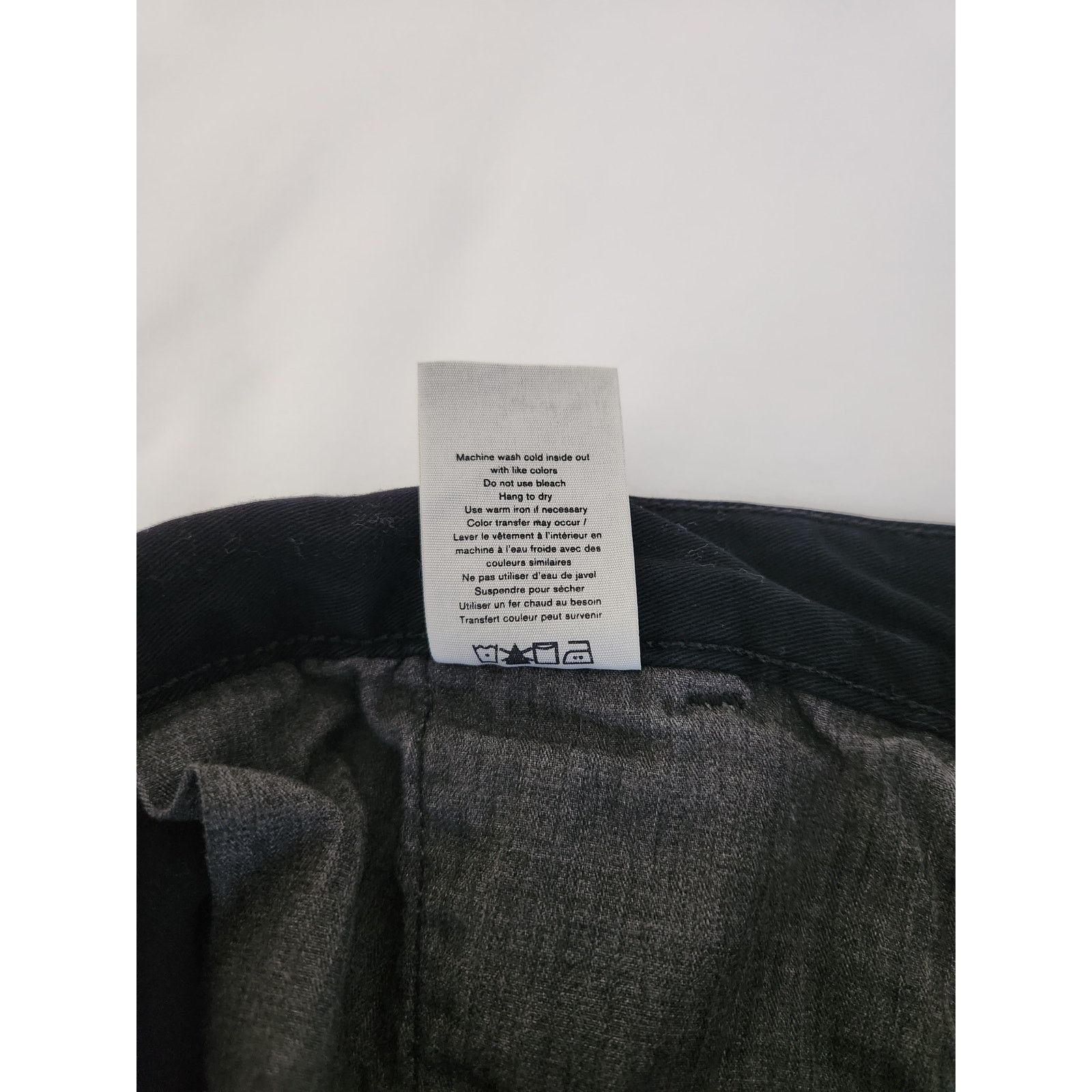 Rag & Bone Rag & Bone New York Mens Slim Black Straight Leg Pants 33 Size US 33 - 10 Thumbnail