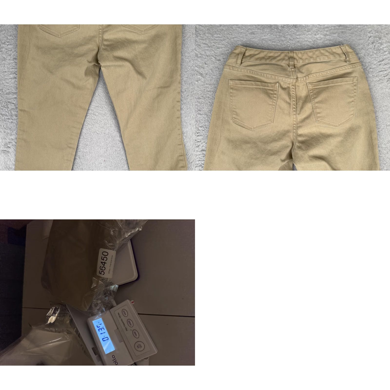Vintage Maurices Jeans Capri Womens 4 Beige Light Wash Mid Rise Cuffed Crop 26x19 Denim Size 27" / US 4 / IT 40 - 10 Thumbnail