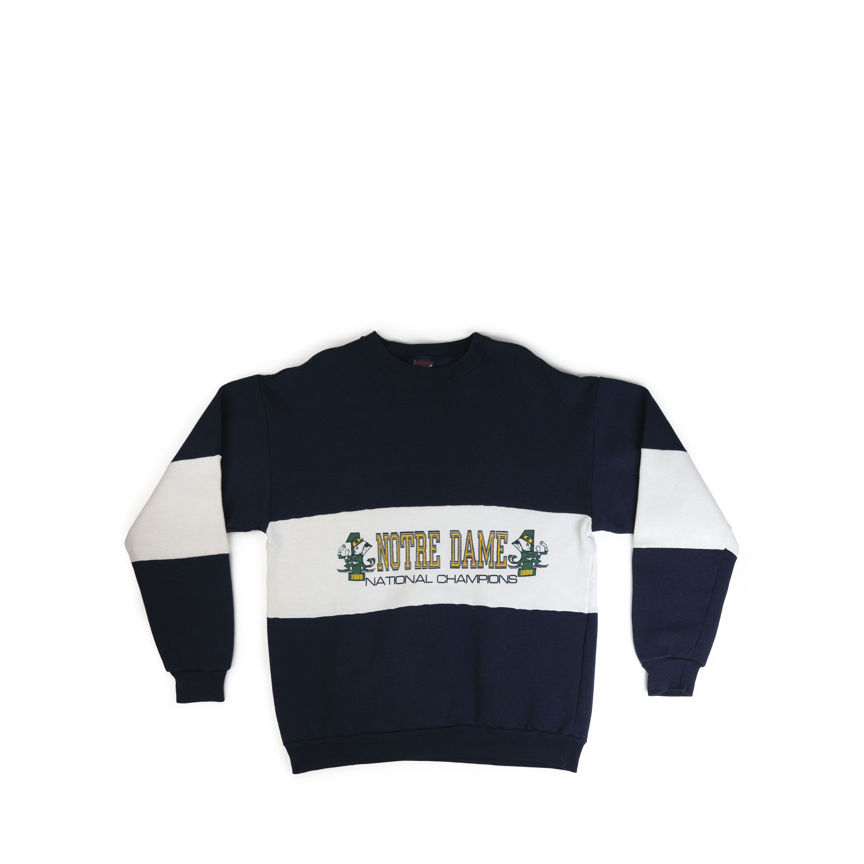 Jansport × Vintage Vintage 1988 Notre Dame Crewneck Size US XL / EU 56 / 4 - 1 Thumbnail