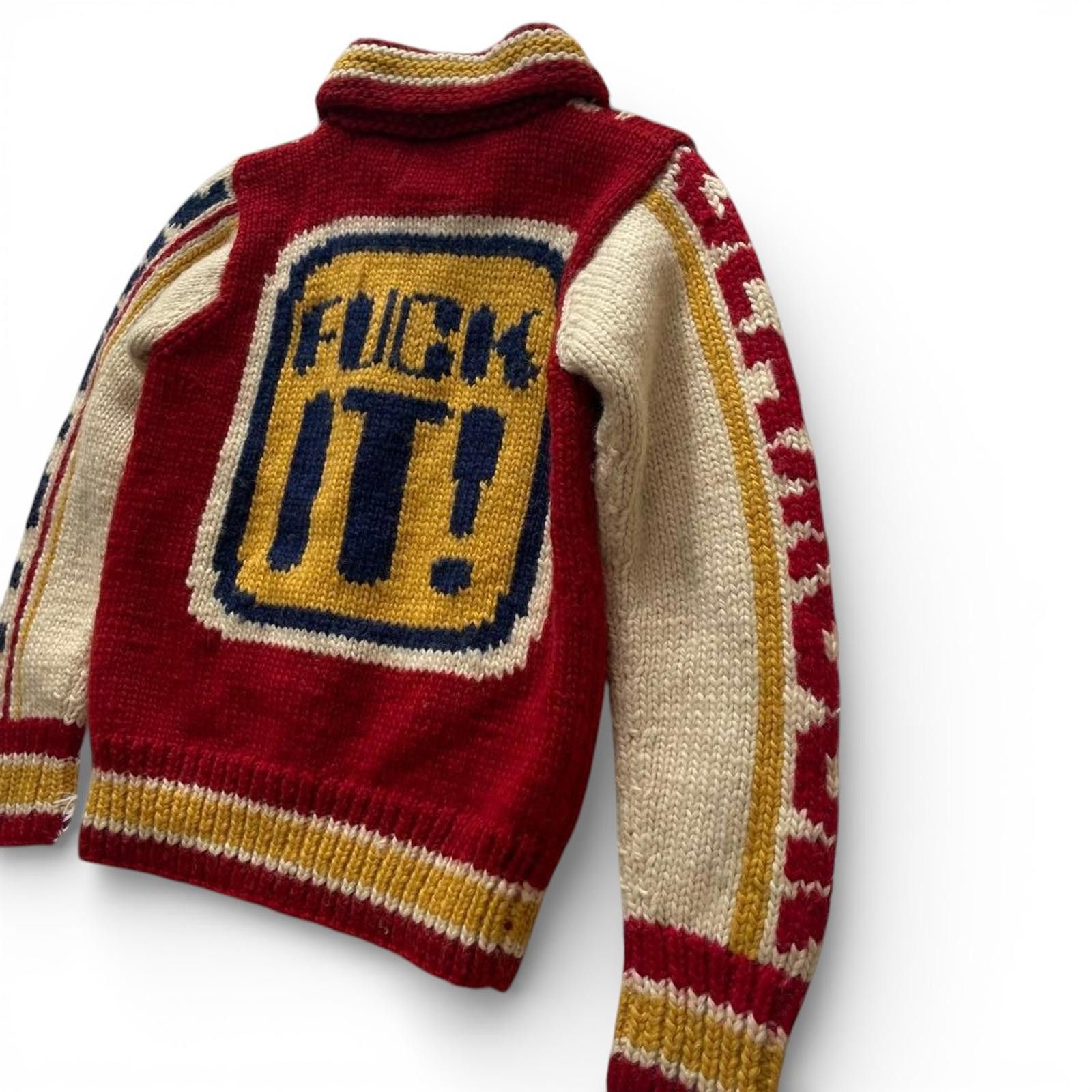Hysteric Glamour Hysteric Glamour - Wool Knit Sweater Cardigan Bold Text Size US M / EU 48-50 / 2 - 8 Thumbnail