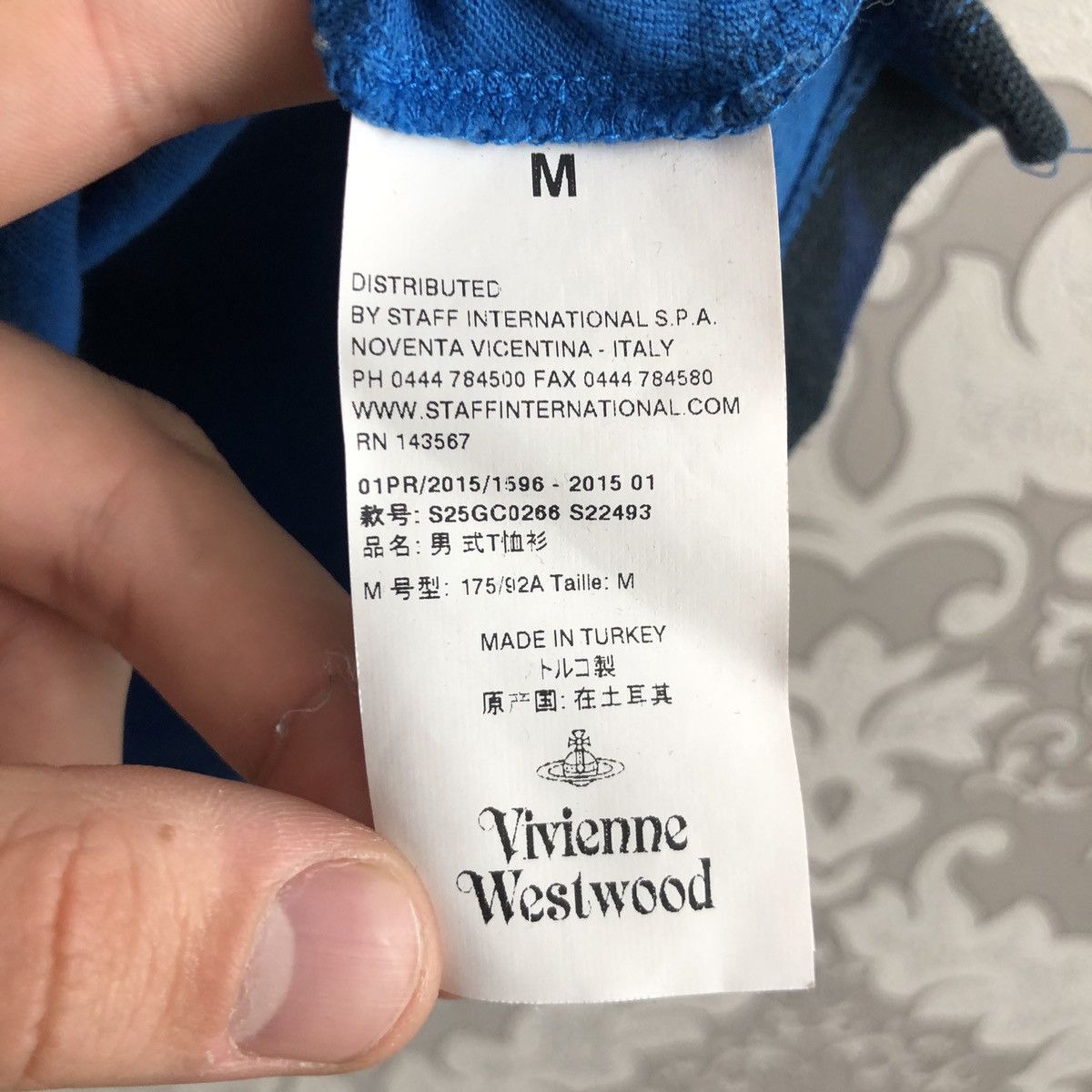 Vivienne Westwood Rare Vivienne Westwood star full print logo polo t shirt Size US M / EU 48-50 / 2 - 5 Thumbnail