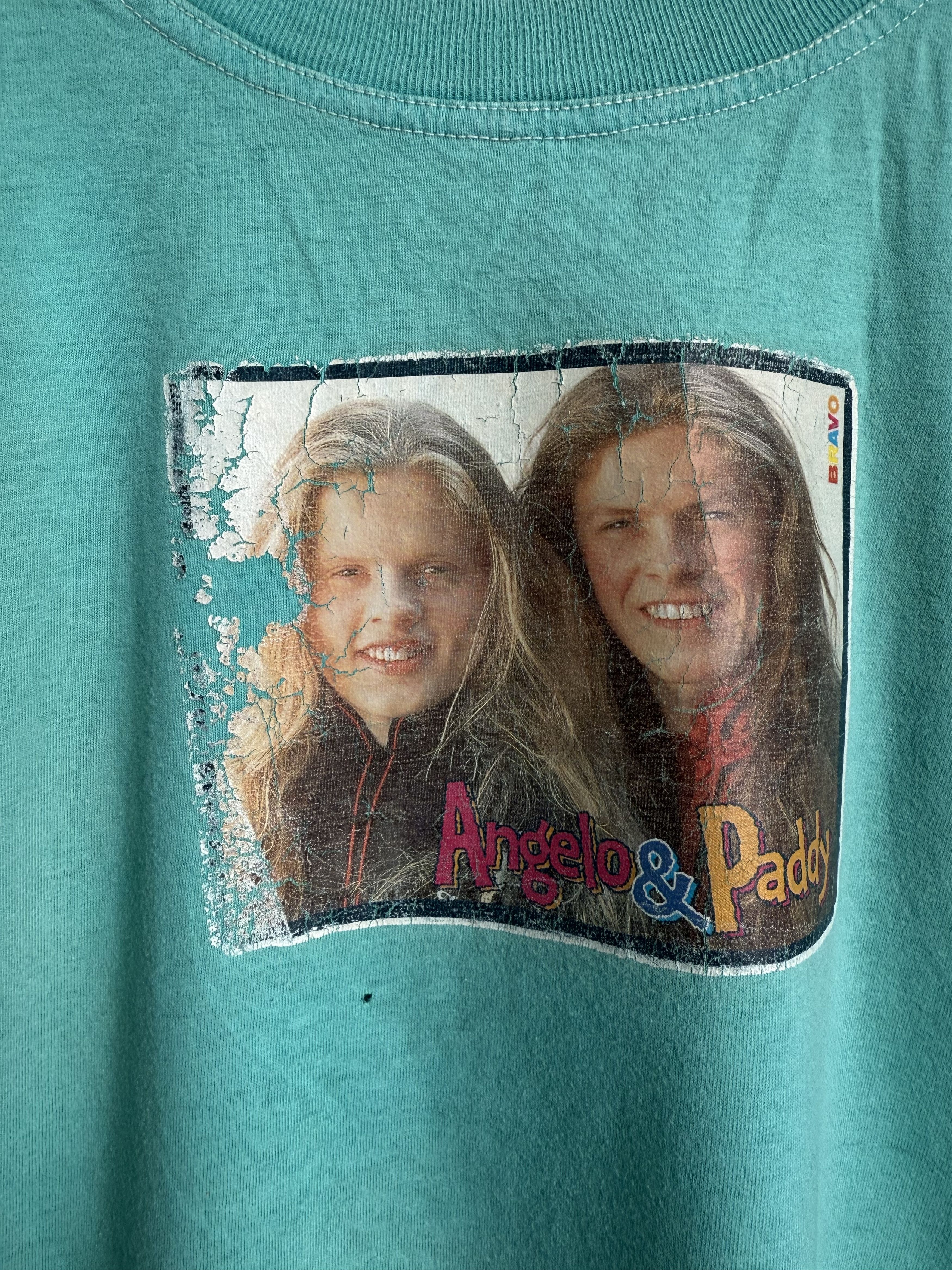 Band Tees × Vintage Vintage 90s The Kelly family Angelo & Paddy t-shirt Size US M / EU 48-50 / 2 - 2 Thumbnail