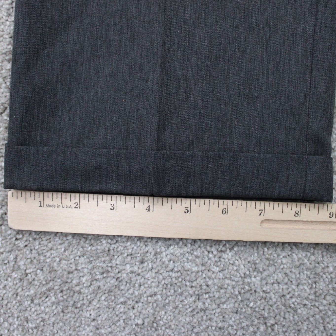 Perry Ellis Perry Ellis Dress Pants Mens 34x34 Charcoal Grey NWT City Fit Straight Leg Formal Dresswear Pleated Wrinkle Free Stretch Holiday-Season? Size US 34 / EU 50 - 5 Thumbnail