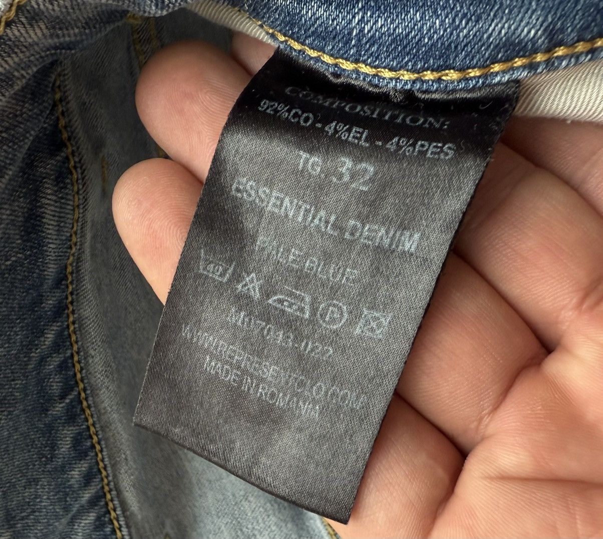 Represent Clo. Represent Essential Denim Distressed Jeans Slim Fit Size US 32 / EU 48 - 9 Thumbnail