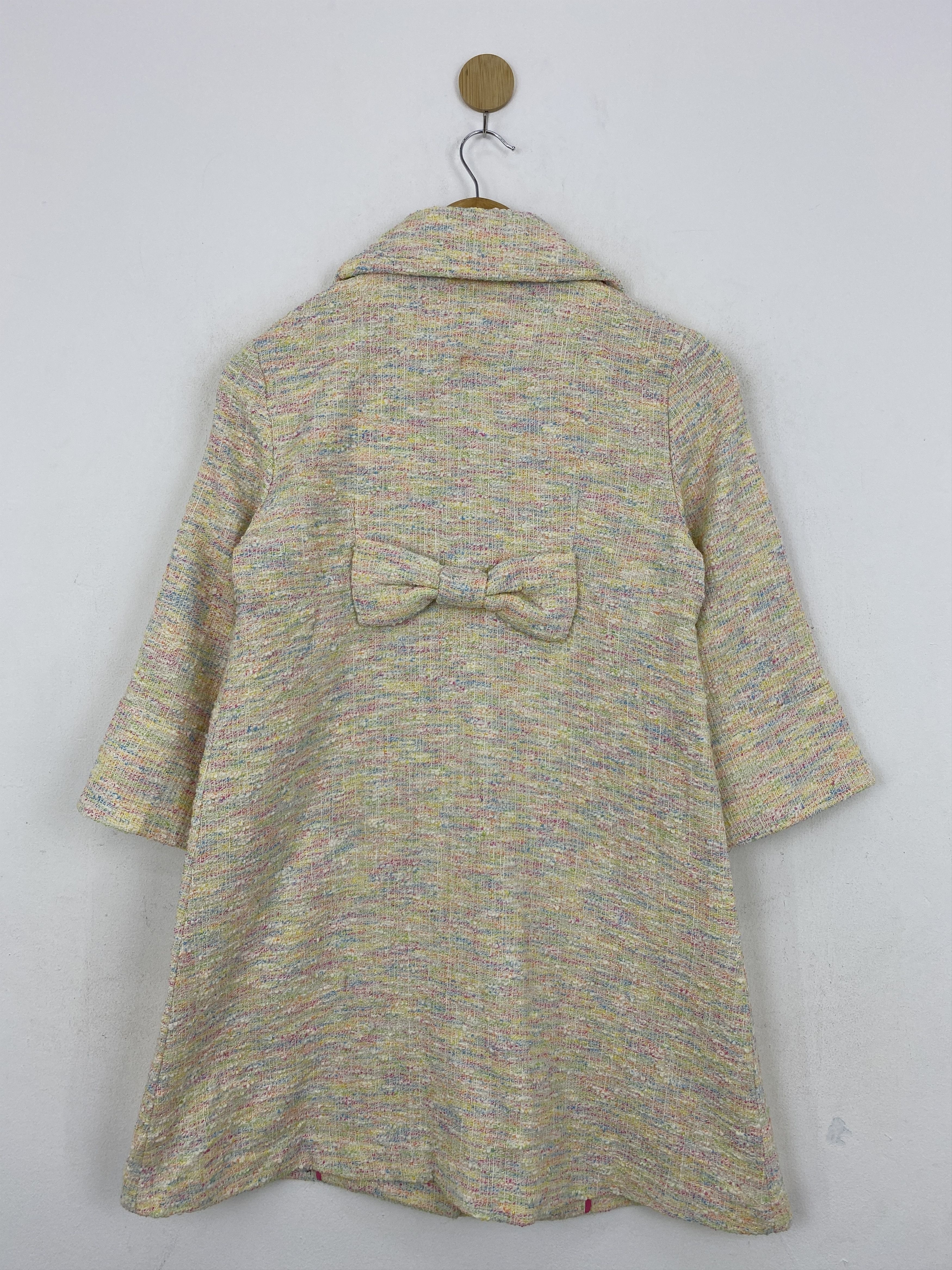 Japanese Brand Vintage Mr Bee Wool Duffle Rainbow Jacket Coat JA0116 Size US S / EU 44-46 / 1 - 2 Thumbnail