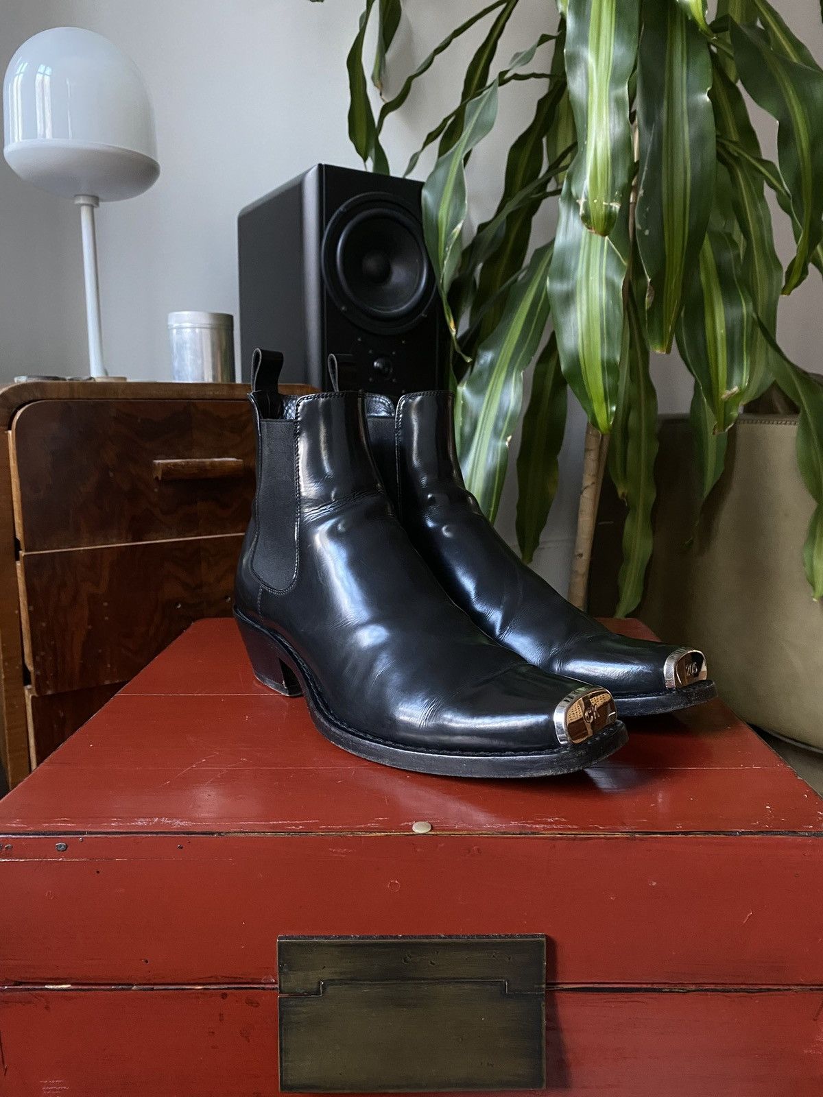 Calvin Klein 205W39NYC × Raf Simons CK205W39NYC Western Chris Boots by Raf Simons Size US 10 / EU 43 - 3 Thumbnail