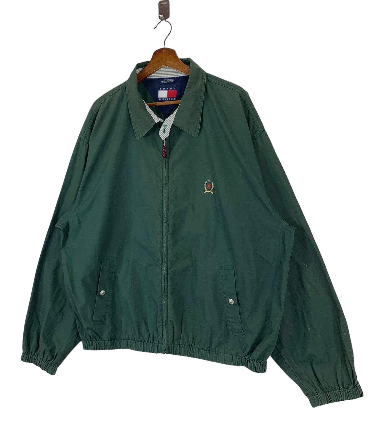 Tommy Hilfiger × Vintage 🔥🔥TOMMY HILFIGER COTTON ZIPPER JACKET Size US XL / EU 56 / 4 - 2 Thumbnail