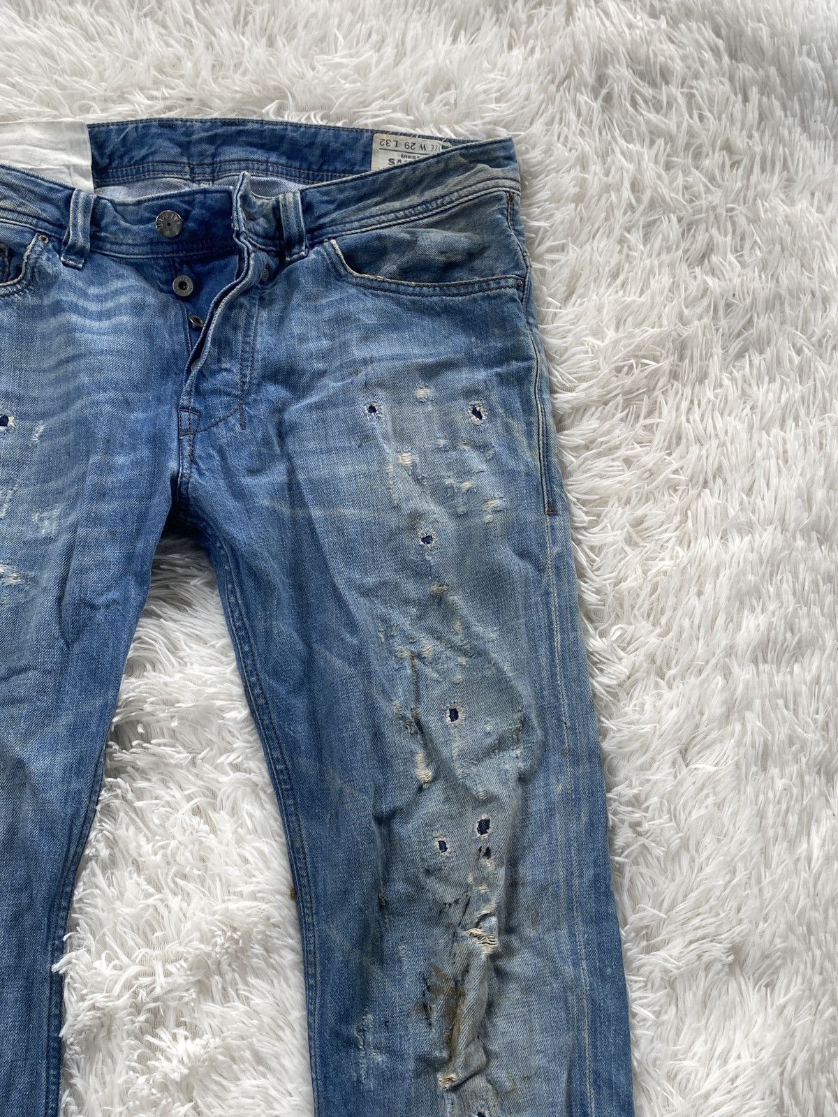 Diesel 💥BINDING NOW💥Diesel Industry Safado Rare Men’s Jeans Italy Size US 33 - 3 Thumbnail