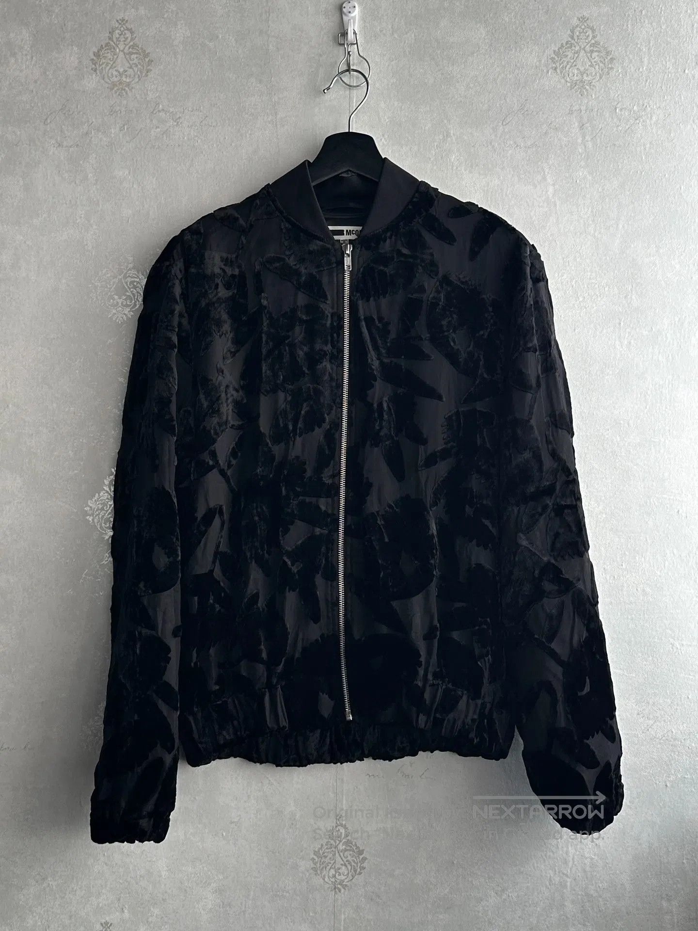 McQ Alexander McQueen MCQ ALEXANDER MCQUEEN Silk floral print velvet jacket| Size US S / EU 44-46 / 1 - 2 Thumbnail