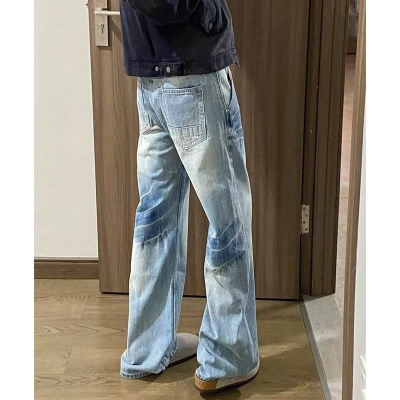 Japanese Brand × Jean Blue washed vintage straight jeans y2k Size US 32 / EU 48 - 4 Thumbnail