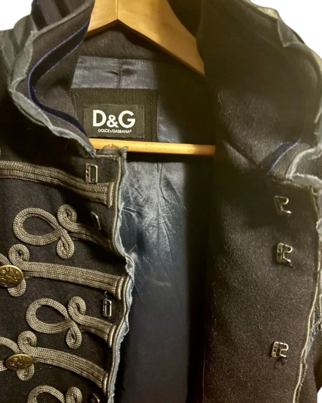 Dolce & Gabbana F/W 2009 RUNWAY WOOL NAPOLEON HEAVY HUSSAR COAT Size US L / EU 52-54 / 3 - 5 Thumbnail