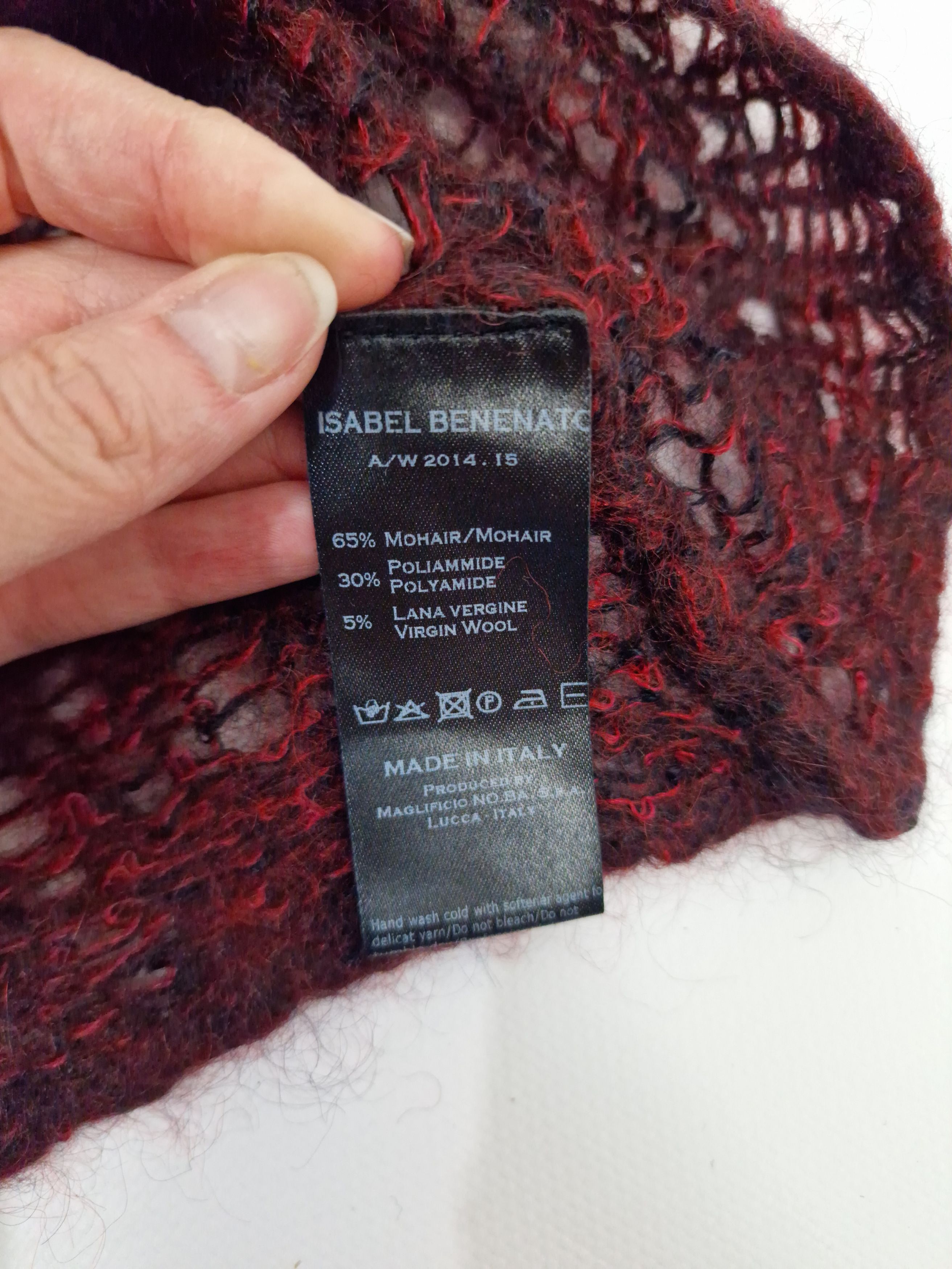 Isabel Benenato Isabel Benenato Knit Mohair Blend Sweater Size L Gradient Size L / US 10 / IT 46 - 8 Thumbnail
