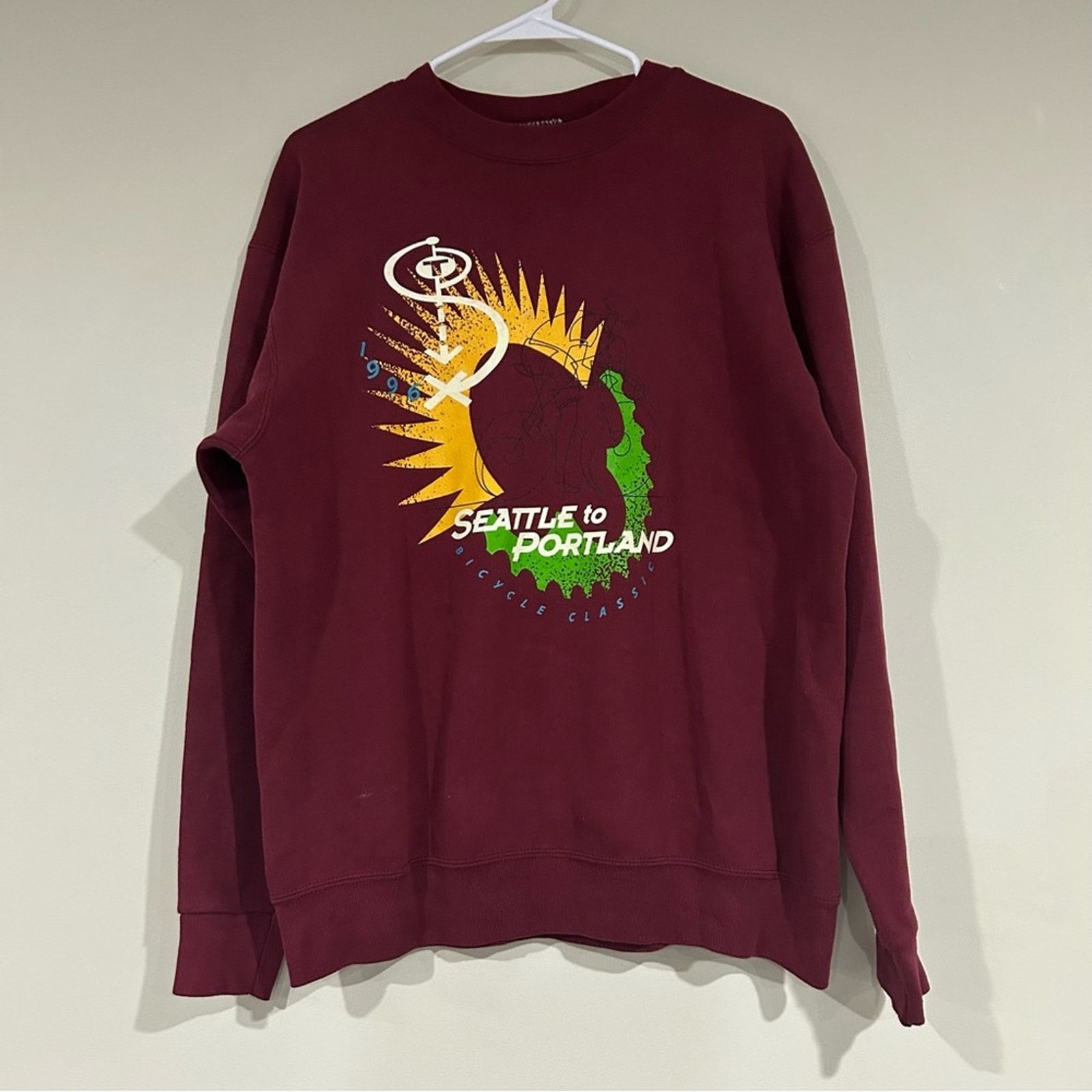 Other Vintage 1996 Seattle to Portland Bicycle Classic Sweater Size US L / EU 52-54 / 3 - 1 Thumbnail