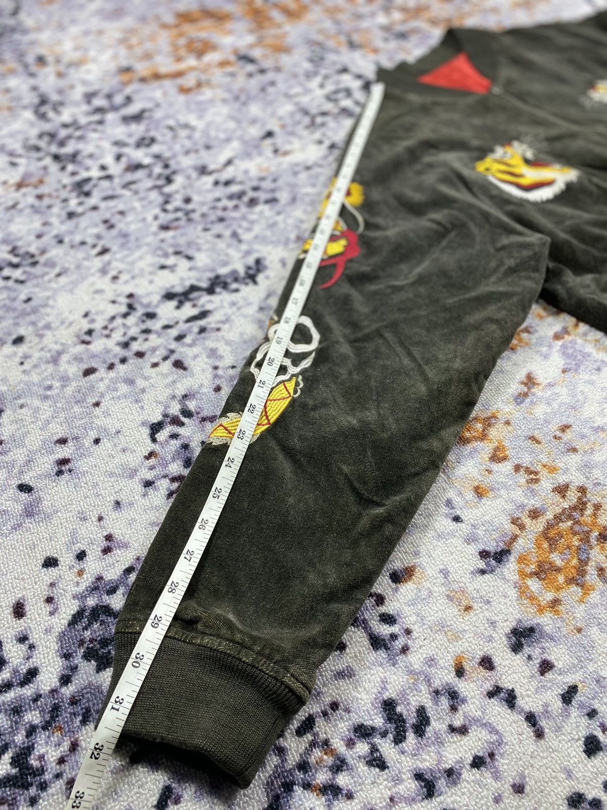 Avirex × Tsumori Chisato × Vintage SUPER RARE VTG AVIREX SUKAJAN SOUVENIR BOMBER JACKET VELVET Size US XL / EU 56 / 4 - 12 Thumbnail