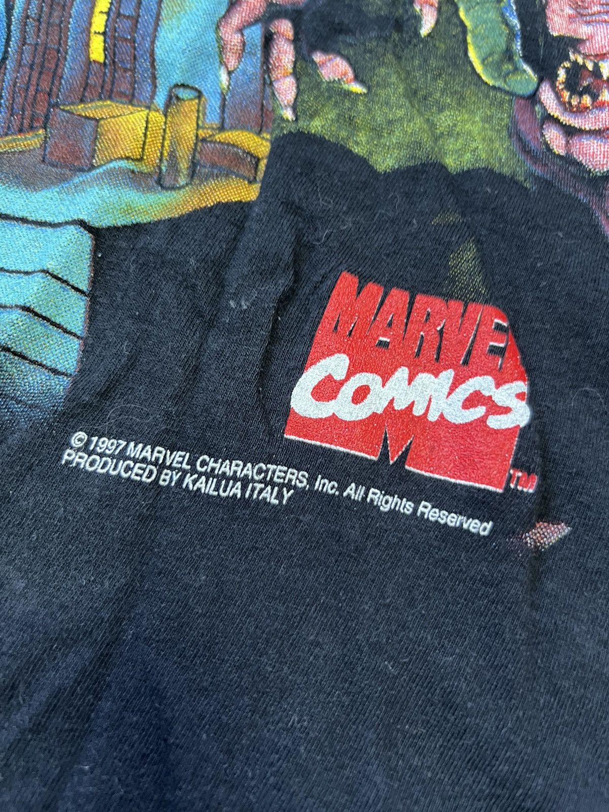 Band Tees Vintage 1997 rare Spiderman Marvel T-shirt Size US M / EU 48-50 / 2 - 3 Thumbnail