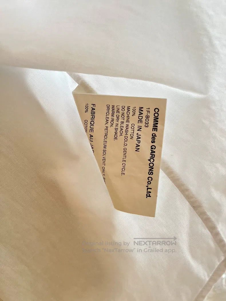 Comme des Garcons Comme Des Garcons Shirt with chest pocket, round neck, sho Size S / US 4 / IT 40 - 5 Thumbnail