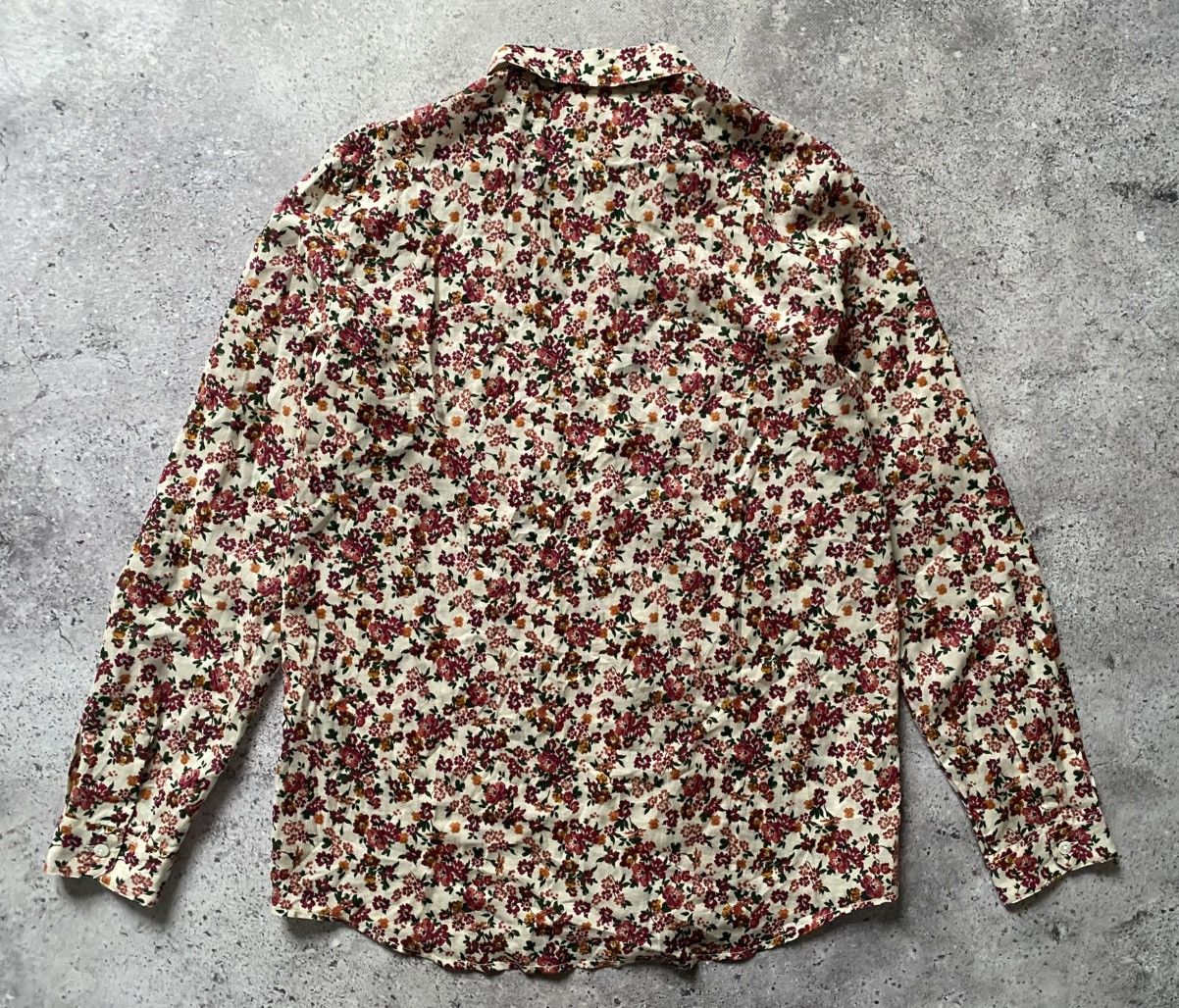 Sezane Sezane Blouse Pierro Shirt Floral Print Long Sleeve Women's Size XS / US 0-2 / IT 36-38 - 14 Thumbnail