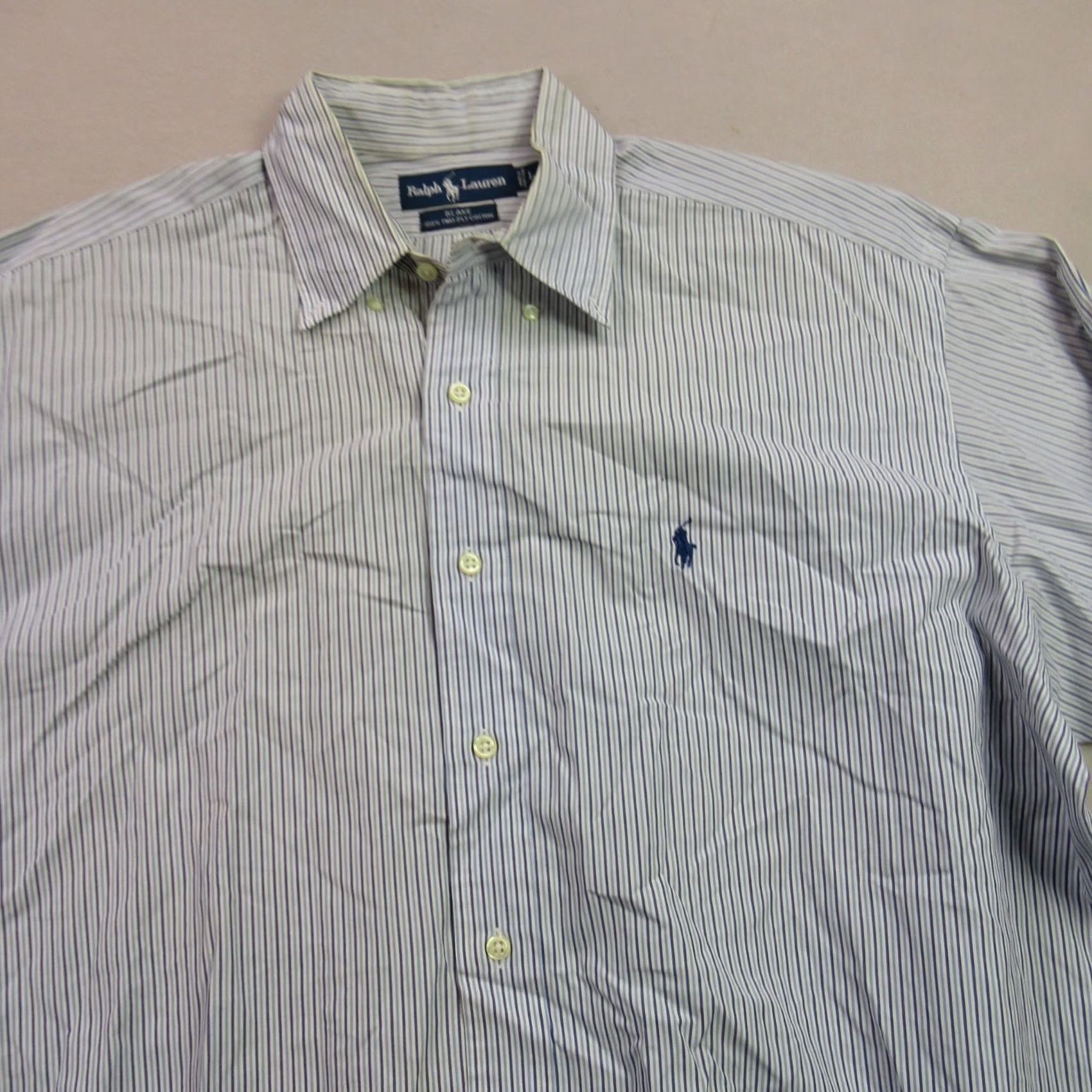Polo Ralph Lauren Ralph Lauren Shirt Mens Large Long Sleeve Button Front Blake Stripes Casual Size US L / EU 52-54 / 3 - 2 Thumbnail
