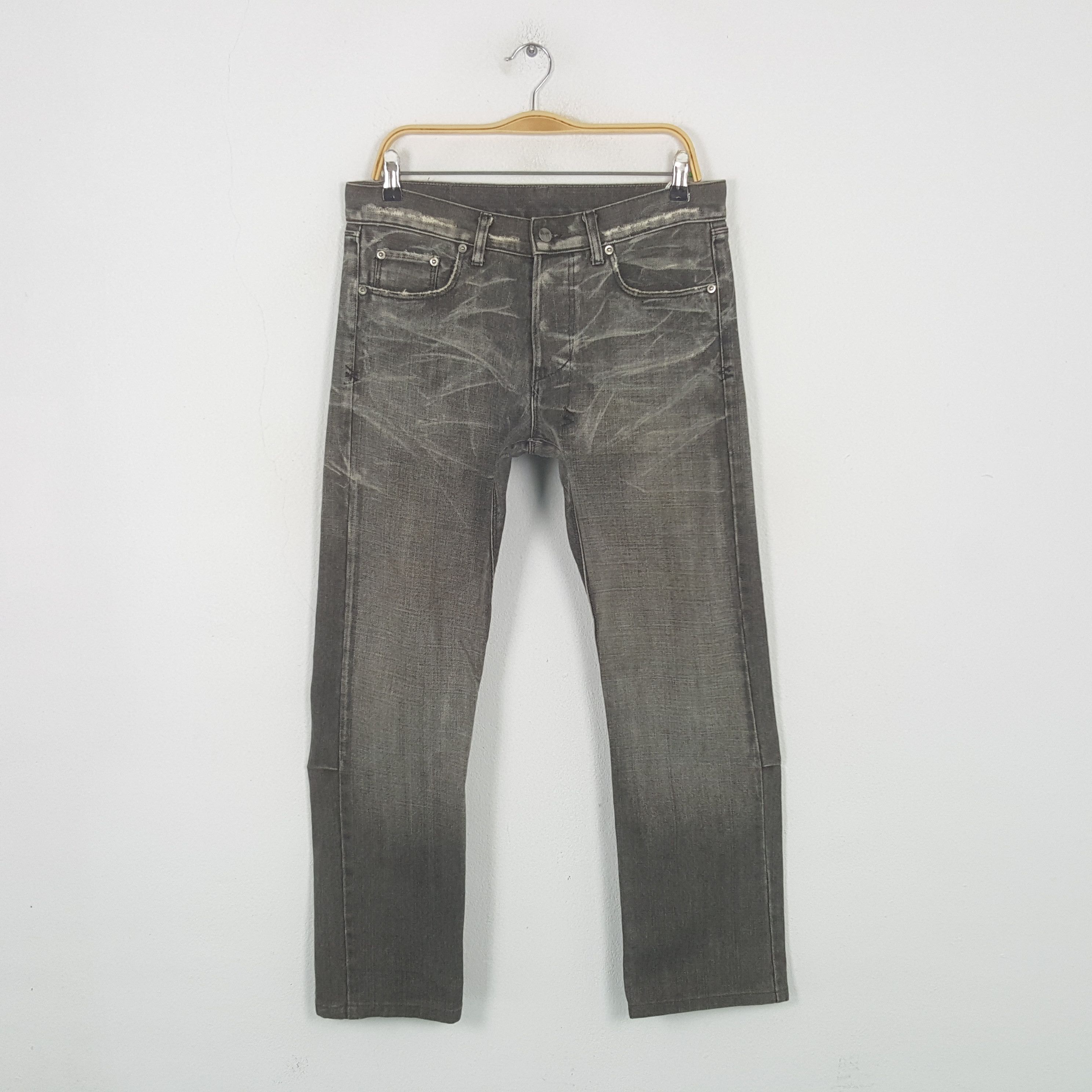 Japanese Brand Vintage Tsubi Japanese Rare Fading Style Denim Jeans RR12 Size US 33 - 1 Thumbnail