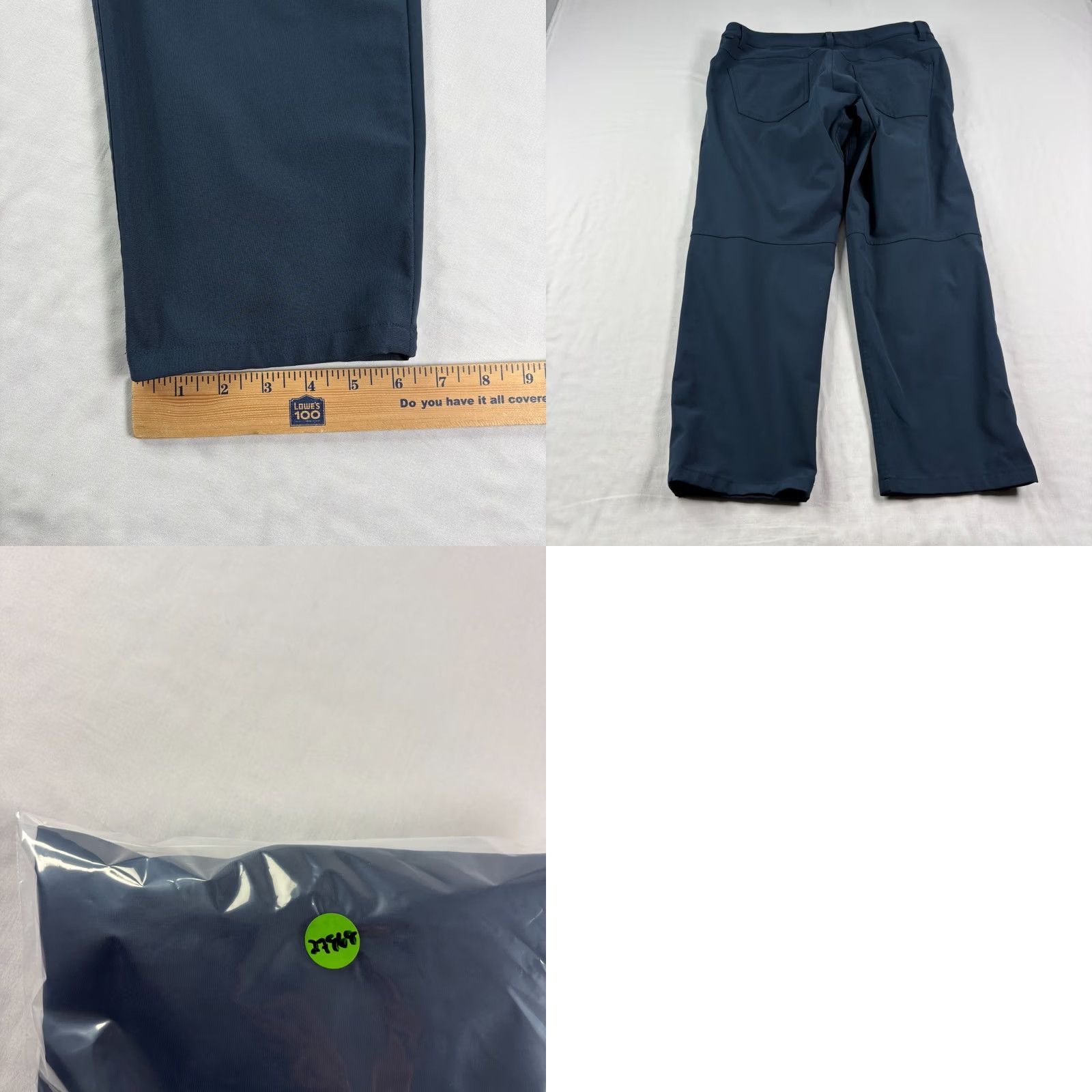 Lululemon Lululemon ABC Pants Mens 33x27 Blue Chino Classic Fit Preppy Stretch Golf Casual Pants Size US 33 - 8 Thumbnail