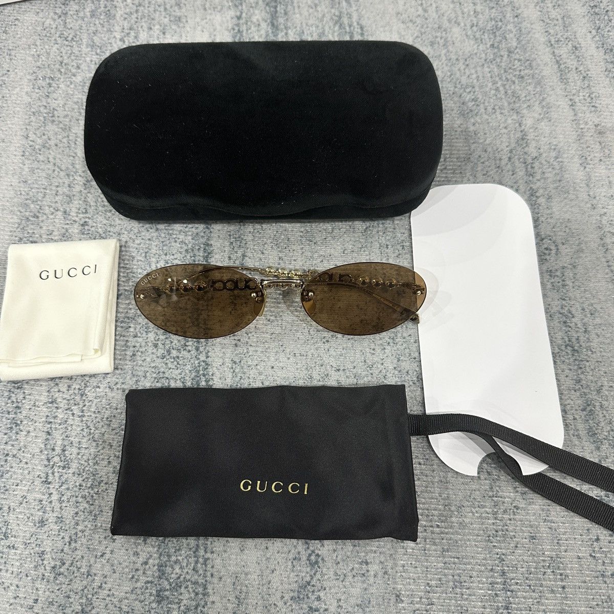 Gucci GUCCI GG1922S 003 SUNGLASSES Size ONE SIZE - 2 Thumbnail
