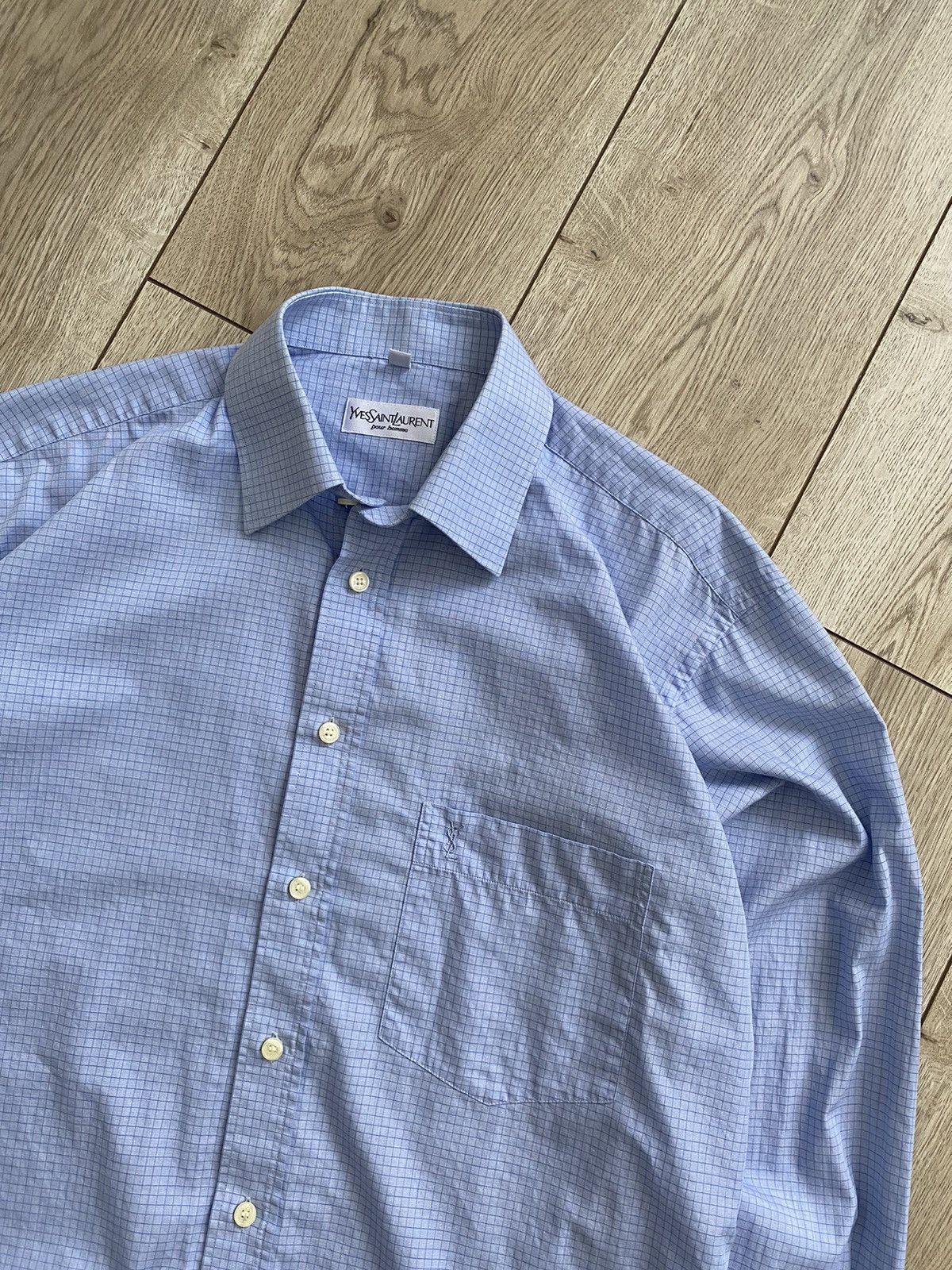 Vintage × Yves Saint Laurent Vintage Yves Saint Laurent Shirt Y2K Style Size US M / EU 48-50 / 2 - 2 Thumbnail