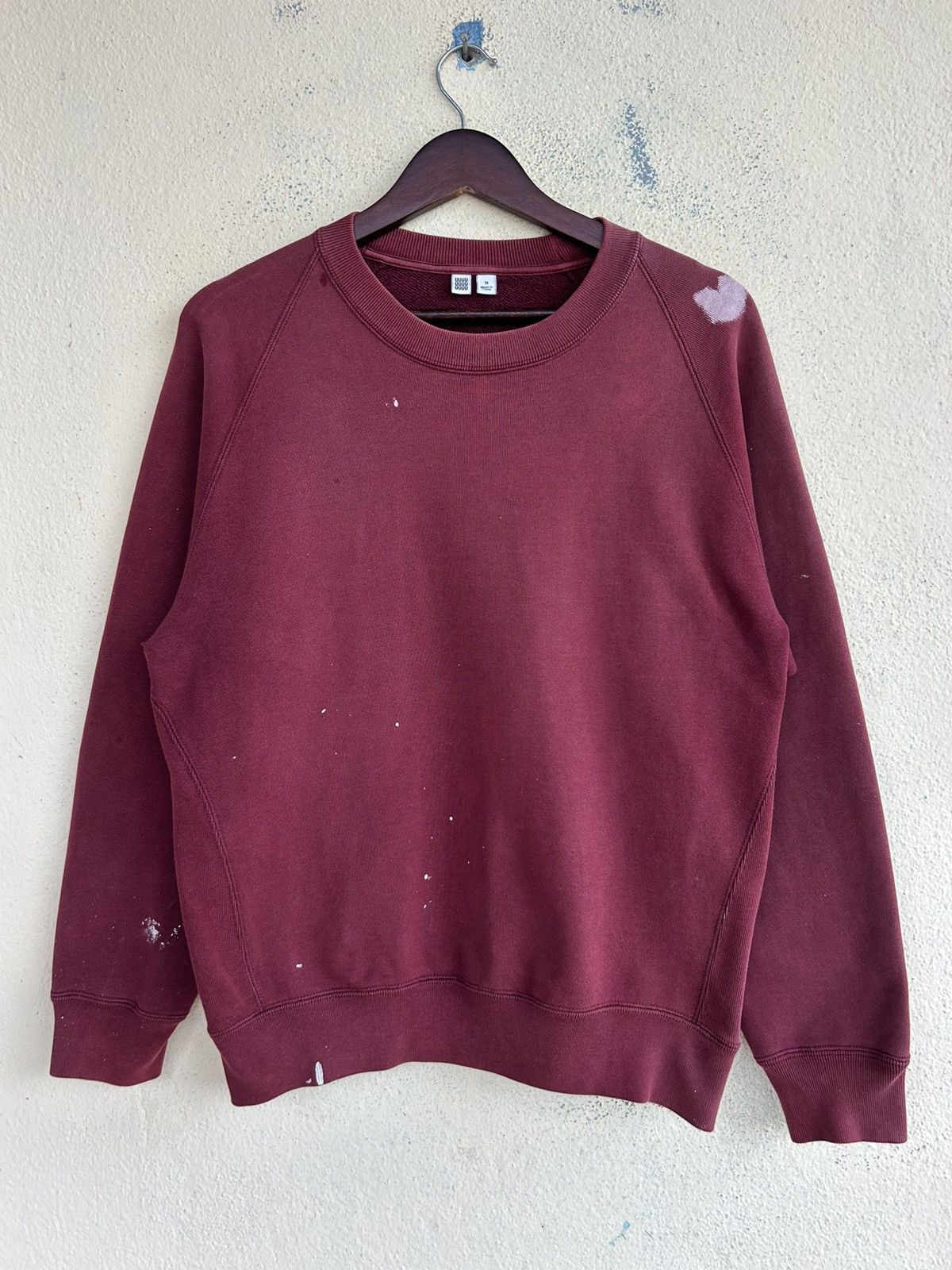 Christophe Lemaire × Uniqlo UUUUU Hand Painted Sunfaded Sweatshirt Size US M / EU 48-50 / 2 - 2 Thumbnail