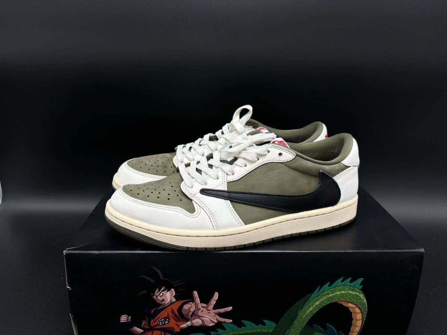 Nike AJ1 TS Reverse Swoosh 8.0 Beige, Size 44.5 Size US 11.5 / EU 44-45 - 6 Thumbnail