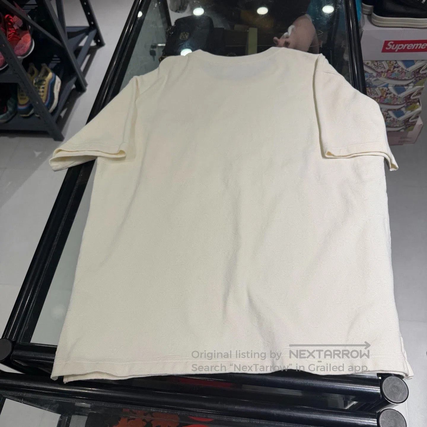 Louis Vuitton Louis Vuitton White All-Over Print Pocket Tee. Size US XL / EU 56 / 4 - 7 Thumbnail